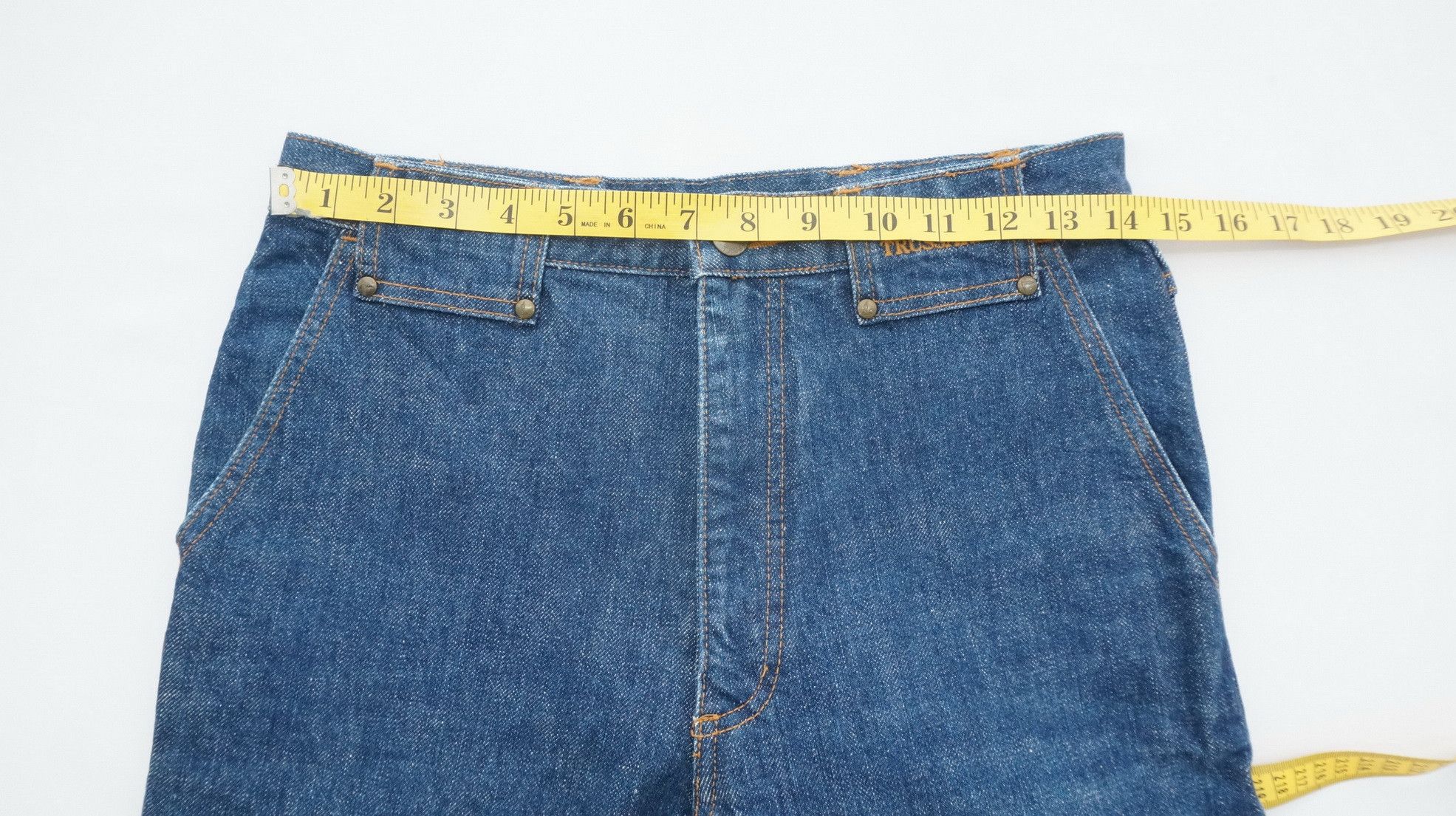 Other Vtg! TRUSSARDI Classic Late 80s High Waisted Women's Jeans Size US 28 / EU 44 - 6 Thumbnail
