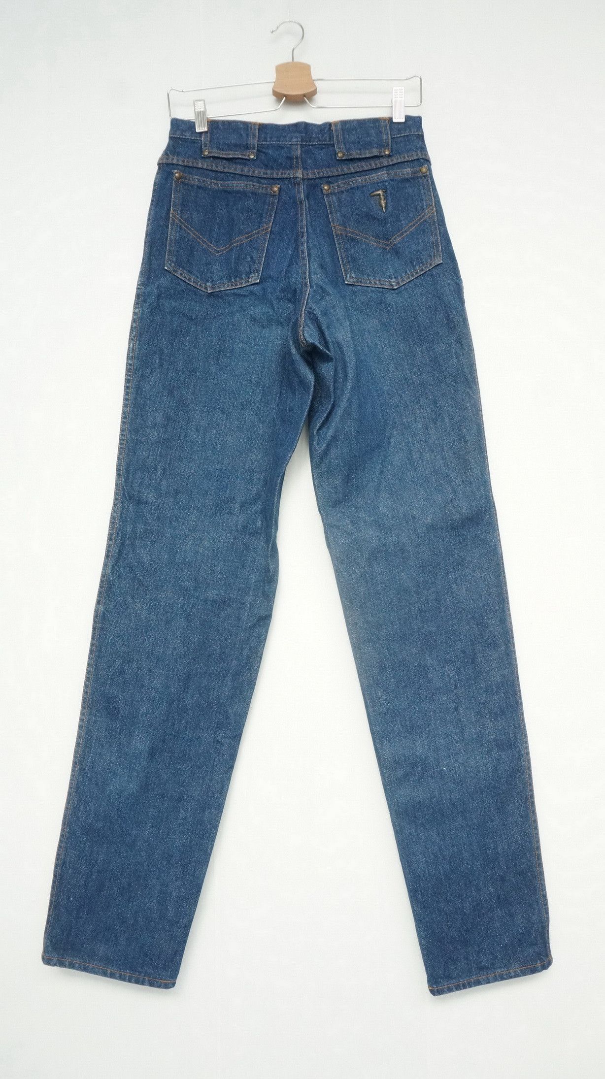 Other Vtg! TRUSSARDI Classic Late 80s High Waisted Women's Jeans Size US 28 / EU 44 - 3 Thumbnail