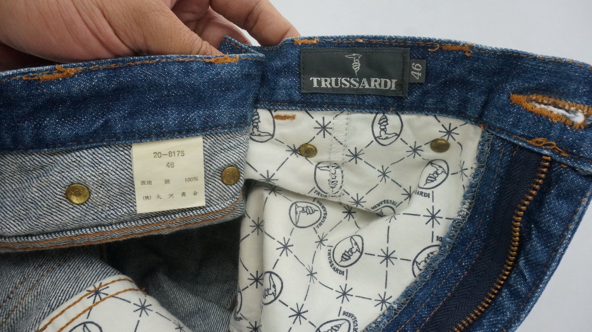 Other Vtg! TRUSSARDI Classic Late 80s High Waisted Women's Jeans Size US 28 / EU 44 - 13 Thumbnail