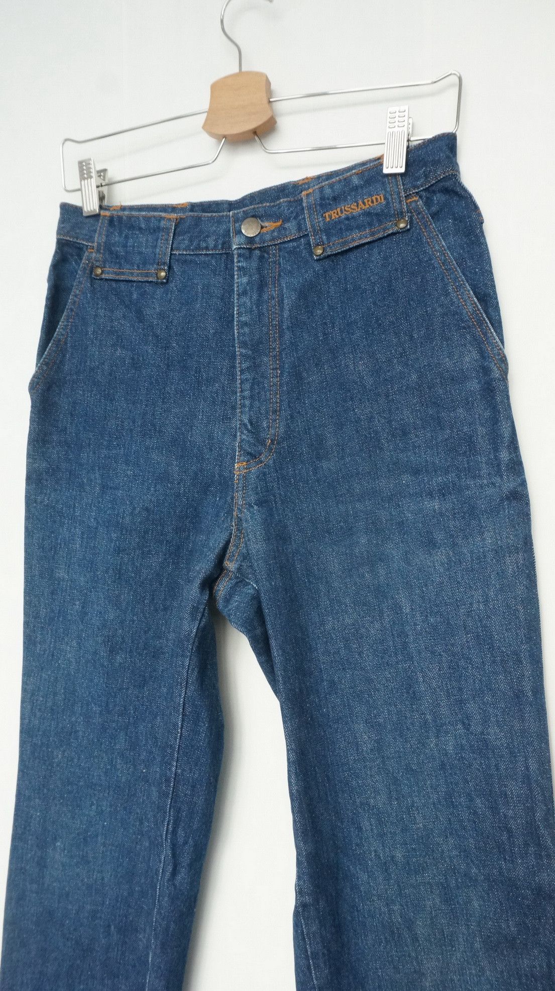 Other Vtg! TRUSSARDI Classic Late 80s High Waisted Women's Jeans Size US 28 / EU 44 - 1 Thumbnail