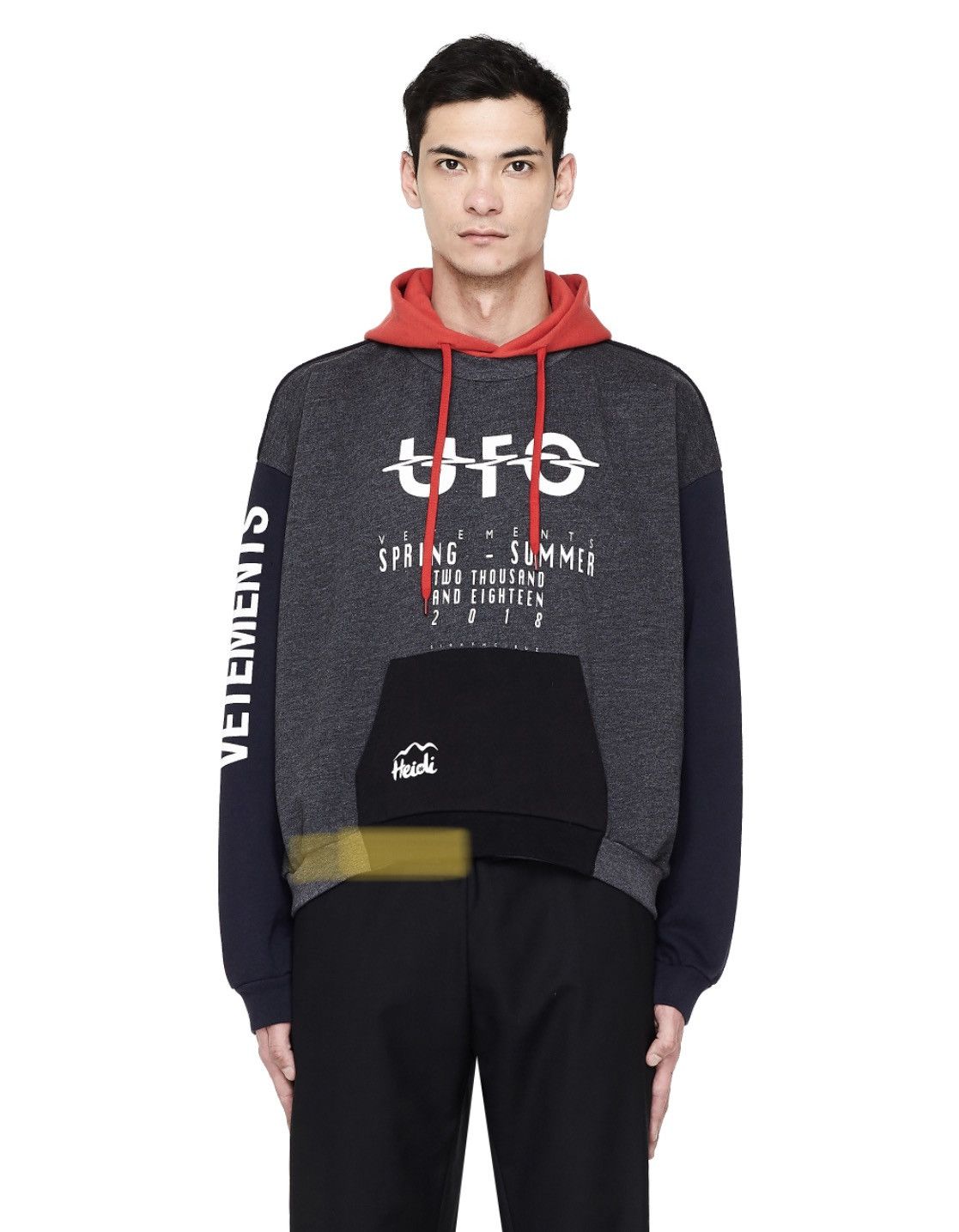 Vetements UFO Multicolour Reversible Hoodie Size US XS / EU 42 / 0 - 9 Thumbnail
