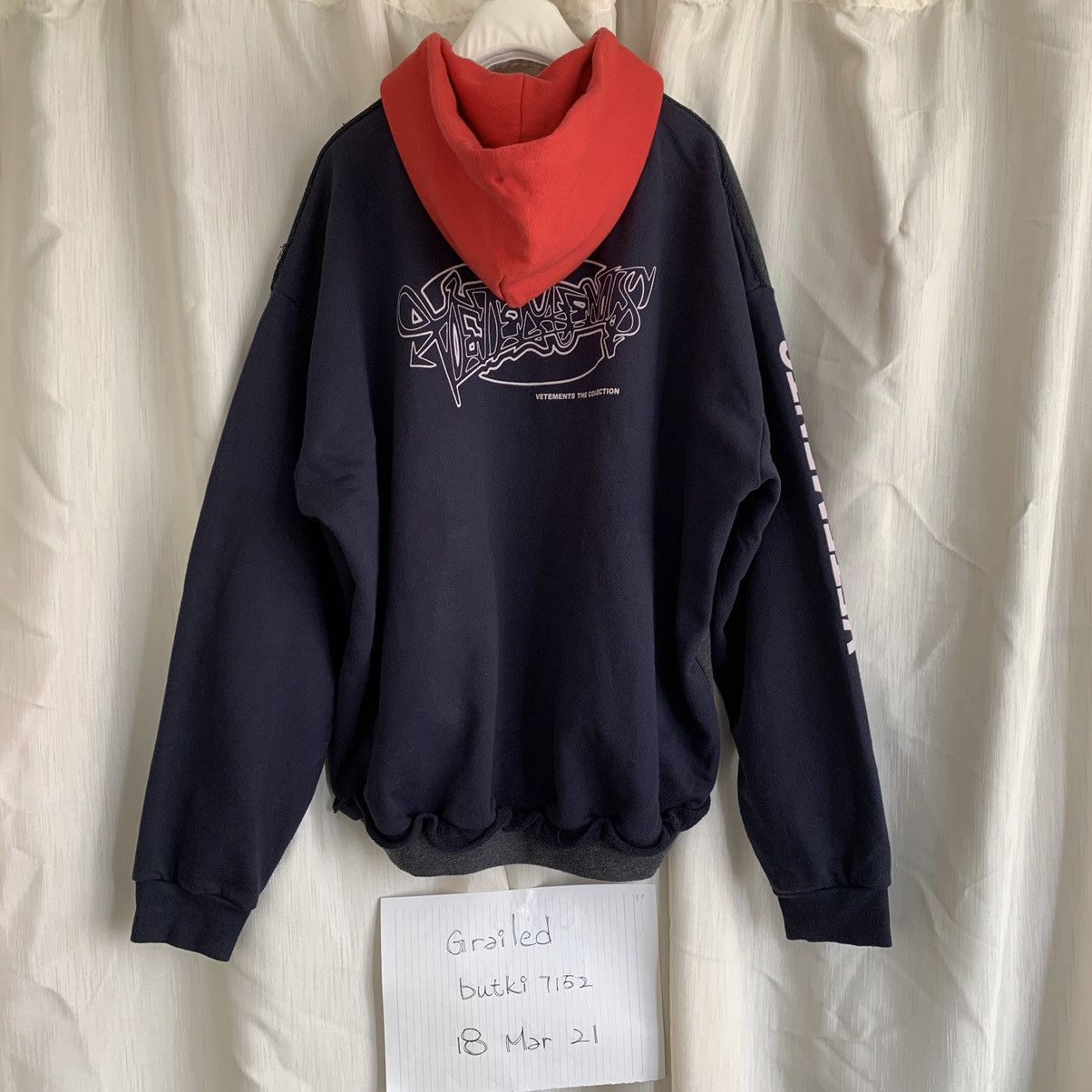 Vetements UFO Multicolour Reversible Hoodie Size US XS / EU 42 / 0 - 2 Thumbnail