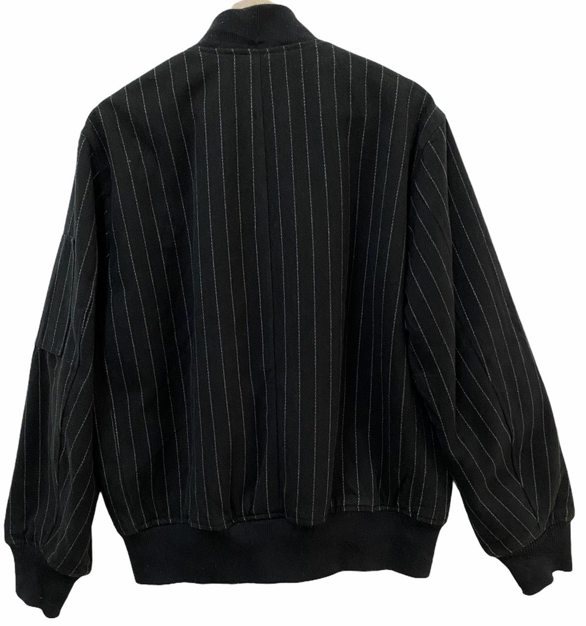 GU ARCHIVE🔥GU Ma+ Stripes Wool Bomber Jacket Size US M / EU 48-50 / 2 - 4 Thumbnail