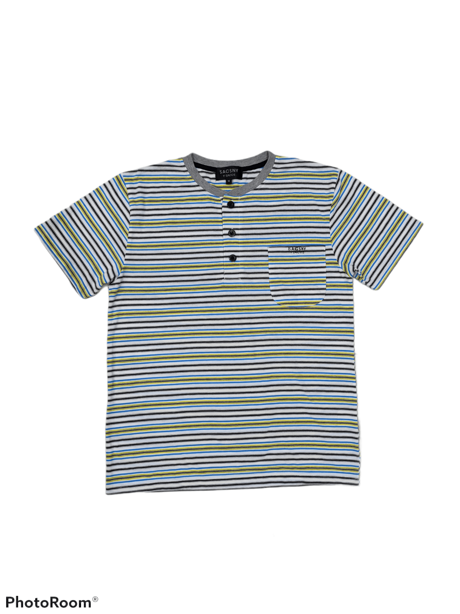 Y's for Men × Yohji Yamamoto Y'SACCS SACCSNY YOHJI YAMAMOTO STRIPE POCKET SHIRT Size US M / EU 48-50 / 2 - 1 Thumbnail