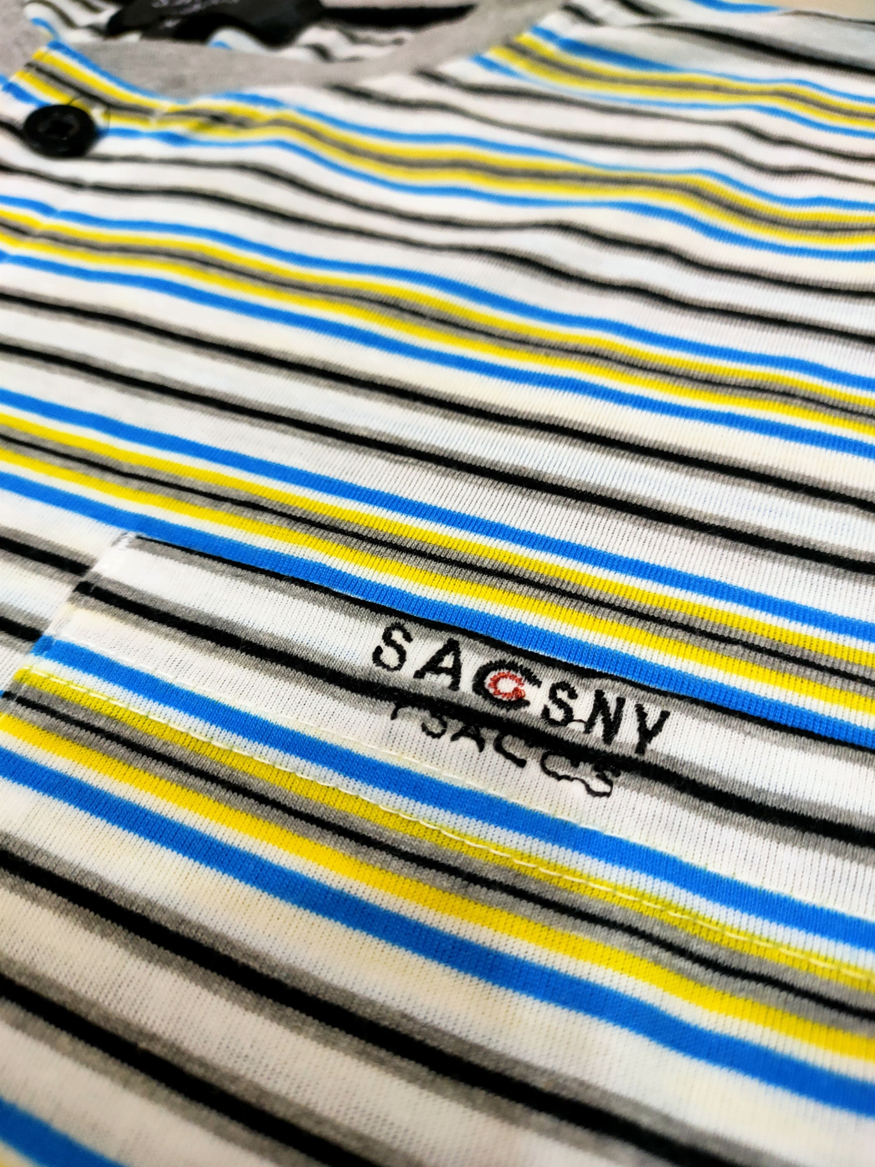 Y's for Men × Yohji Yamamoto Y'SACCS SACCSNY YOHJI YAMAMOTO STRIPE POCKET SHIRT Size US M / EU 48-50 / 2 - 3 Thumbnail