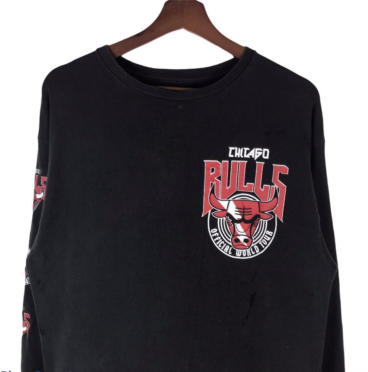 NBA Vintage Chicago Bulls Long Sleeve Size US M / EU 48-50 / 2 - 2 Thumbnail