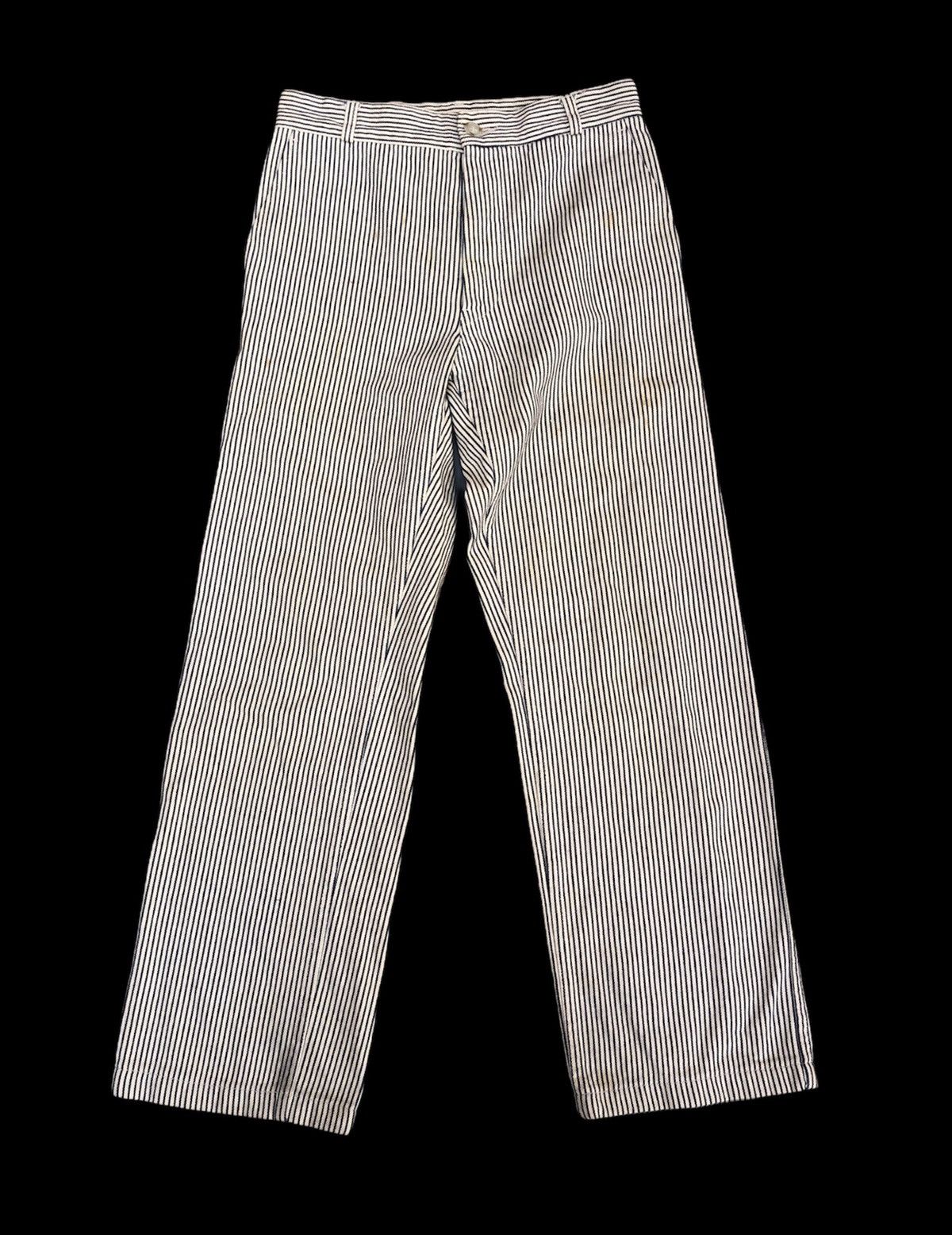 Japanese Brand Japanese Hickory Straight Cut US Navy Style Workers Pants Size US 27 - 2 Thumbnail