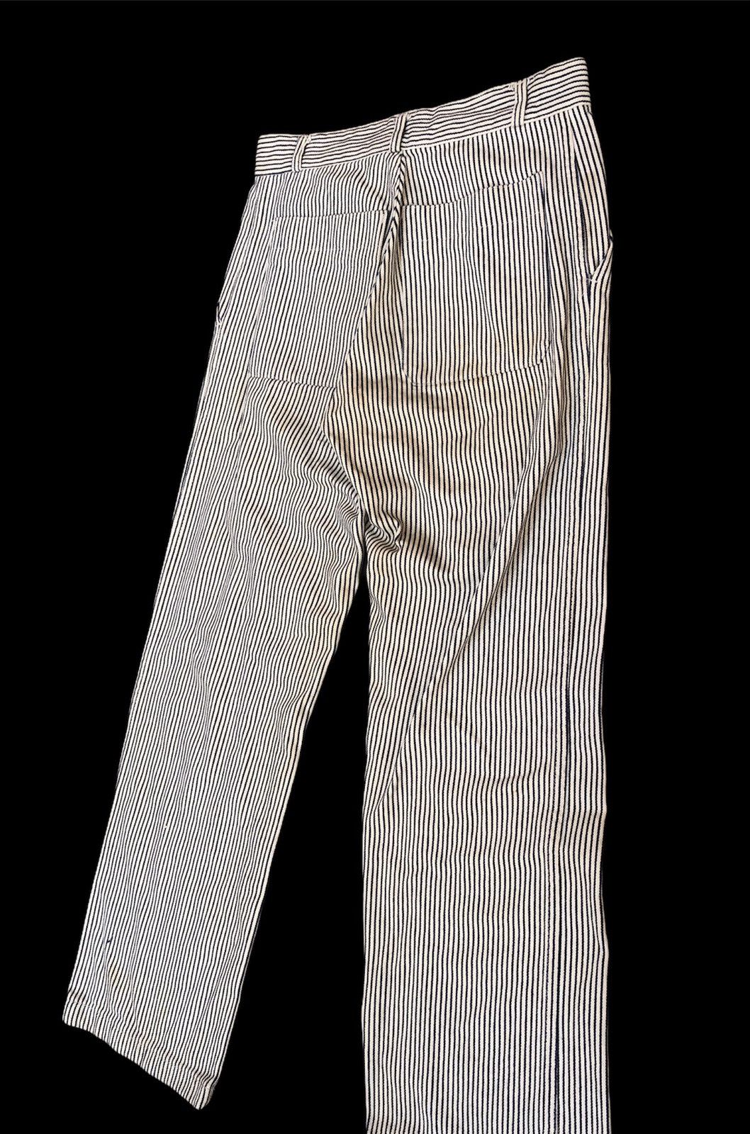 Japanese Brand Japanese Hickory Straight Cut US Navy Style Workers Pants Size US 27 - 8 Thumbnail