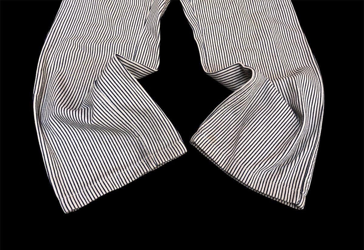 Japanese Brand Japanese Hickory Straight Cut US Navy Style Workers Pants Size US 27 - 4 Thumbnail