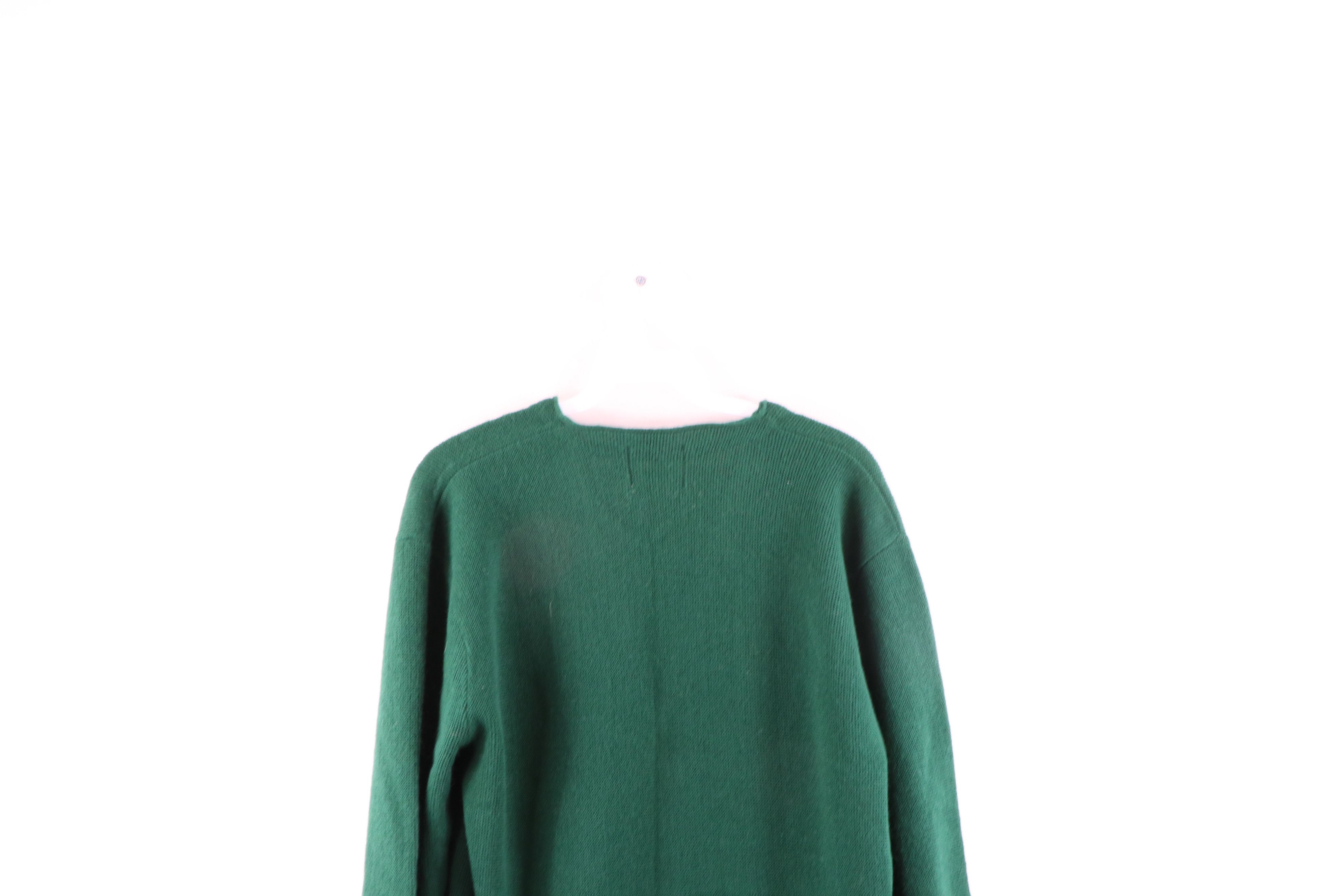 Vintage Vintage 70s Rockabilly Knit Cardigan Sweater Green Dapper Size US M / EU 48-50 / 2 - 6 Thumbnail