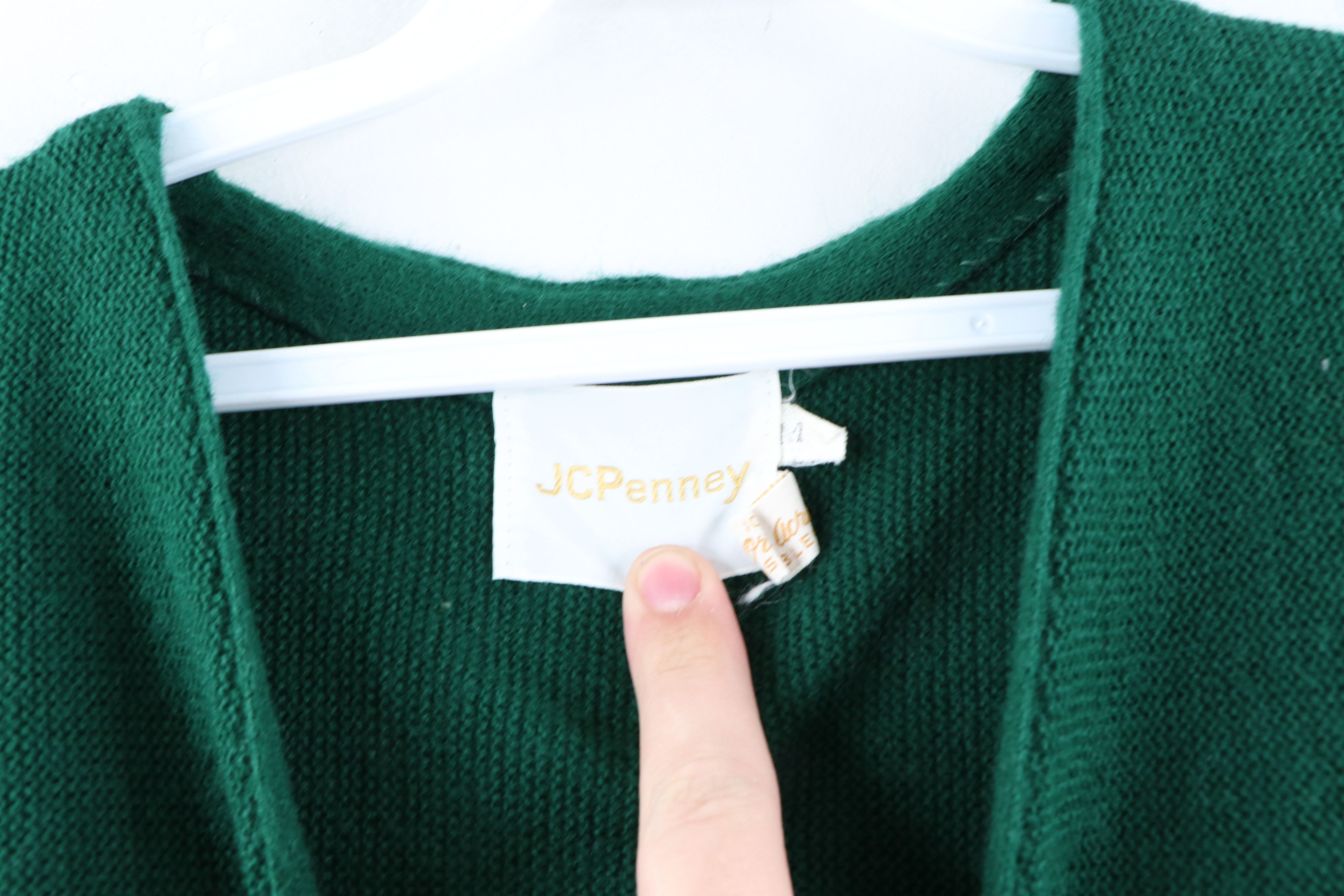 Vintage Vintage 70s Rockabilly Knit Cardigan Sweater Green Dapper Size US M / EU 48-50 / 2 - 4 Thumbnail