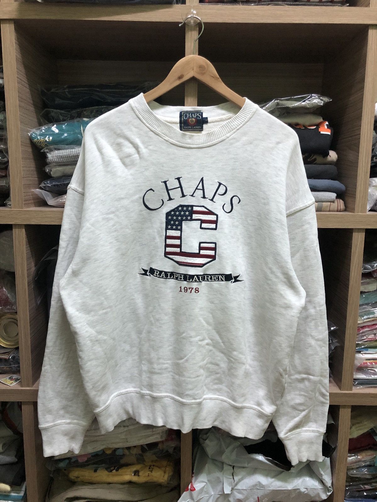 Chaps Ralph Lauren Vintage Chaps Ralph Lauren Embroidery Sweatshirts Size US L / EU 52-54 / 3 - 1 Thumbnail