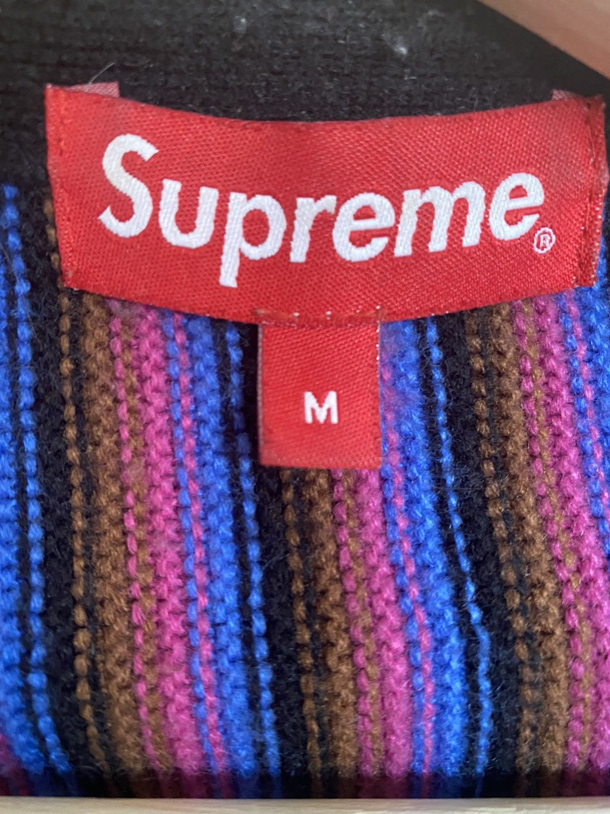 Supreme Micro Stripe Cardigan Size US M / EU 48-50 / 2 - 4 Thumbnail