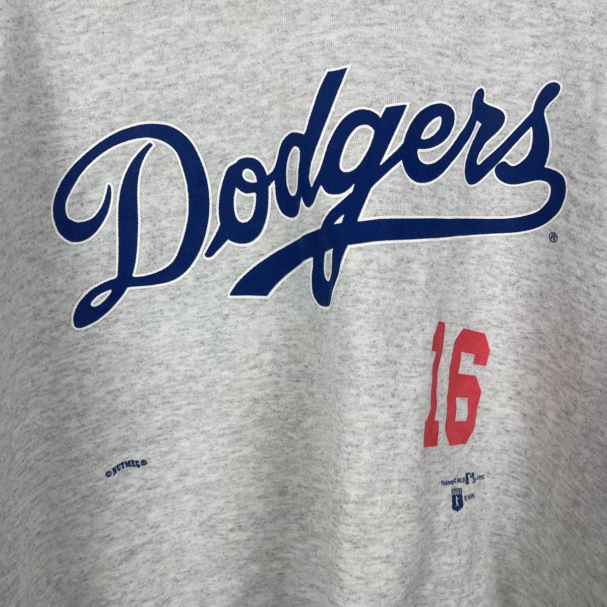MLB Vintage 90s Hideo Nomo Dr K sweatshirt ©1995 Size US L / EU 52-54 / 3 - 2 Thumbnail