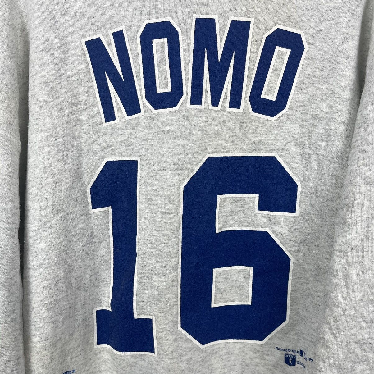 MLB Vintage 90s Hideo Nomo Dr K sweatshirt ©1995 Size US L / EU 52-54 / 3 - 7 Thumbnail