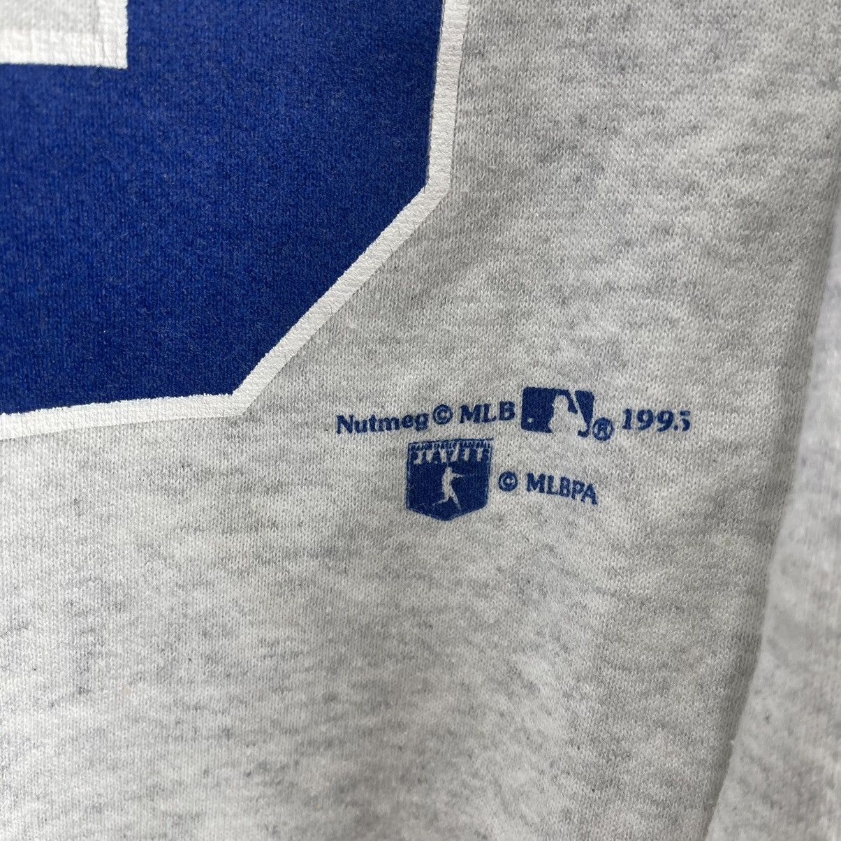 MLB Vintage 90s Hideo Nomo Dr K sweatshirt ©1995 Size US L / EU 52-54 / 3 - 9 Thumbnail