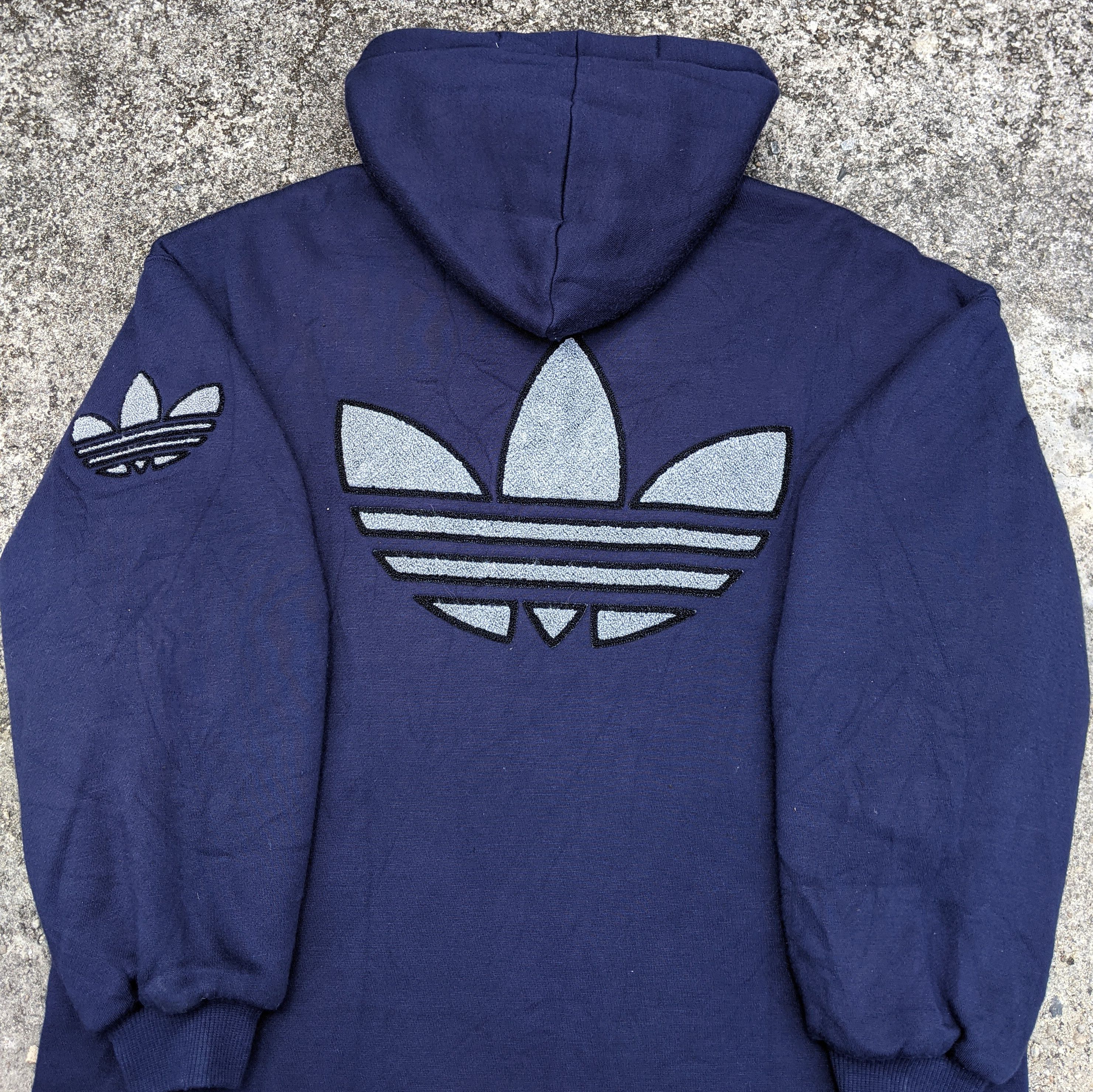 Adidas Vintage Adidas Descente Big Logo Hoodie Jacket Size US XL / EU 56 / 4 - 4 Thumbnail