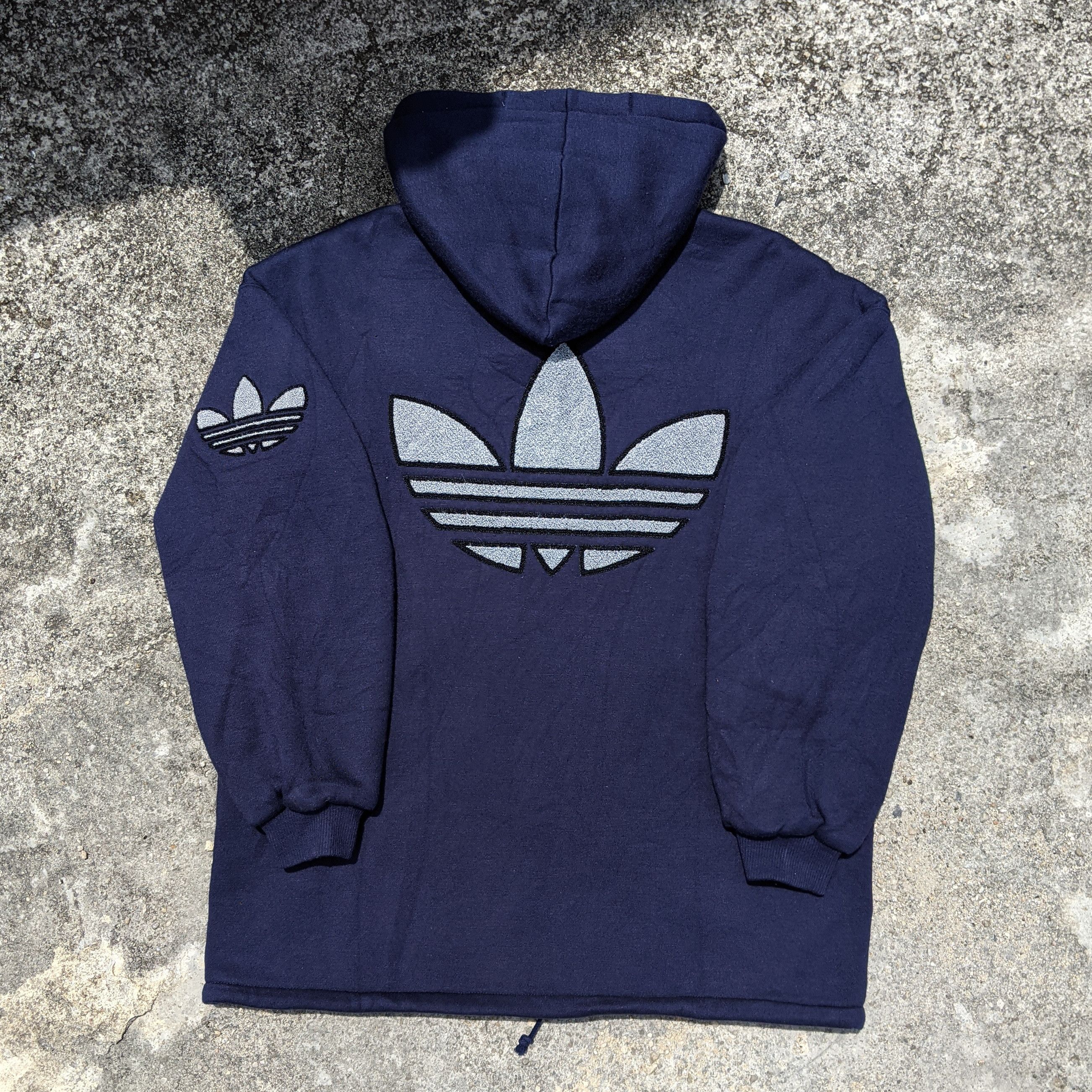 Adidas Vintage Adidas Descente Big Logo Hoodie Jacket Size US XL / EU 56 / 4 - 3 Thumbnail