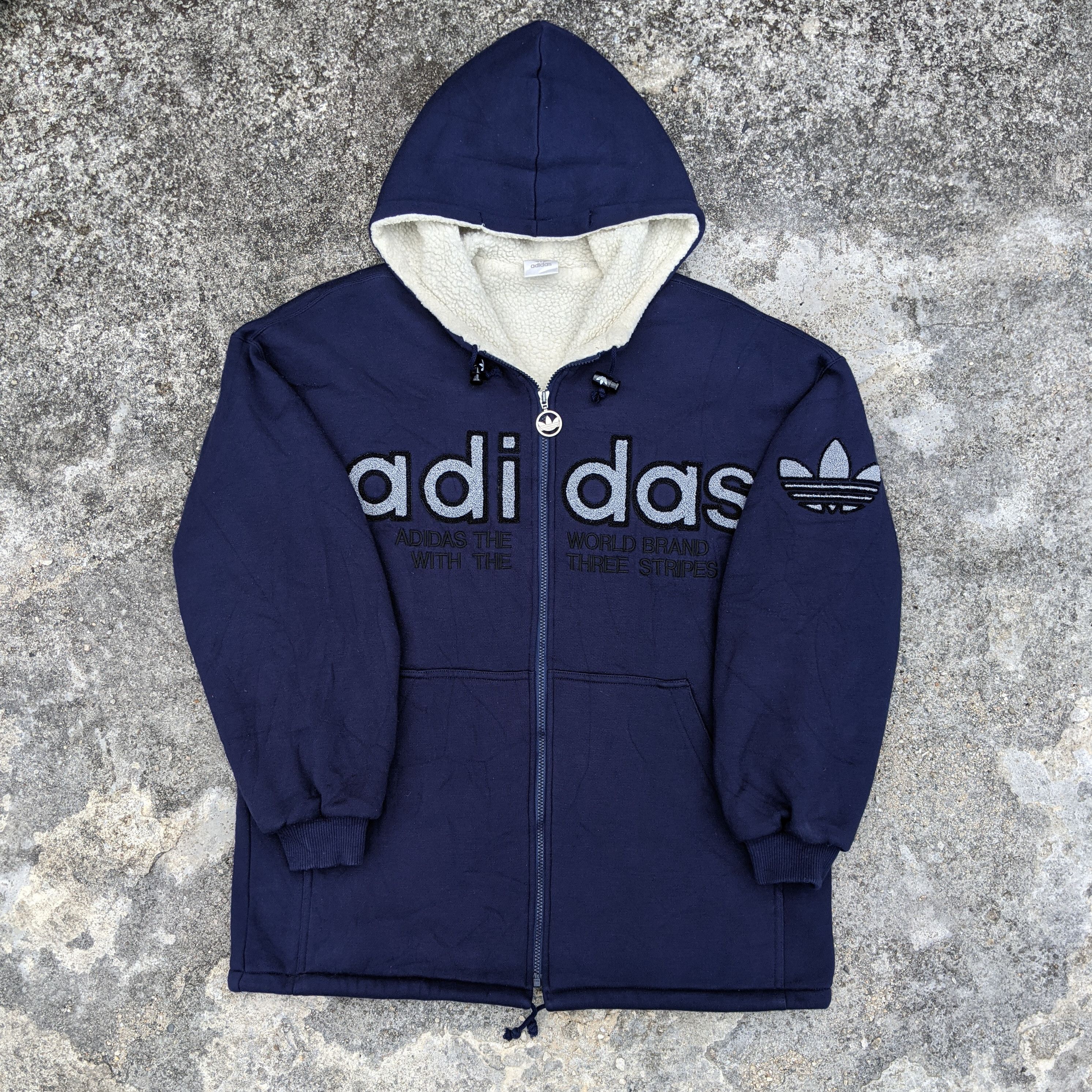 Adidas Vintage Adidas Descente Big Logo Hoodie Jacket Size US XL / EU 56 / 4 - 1 Thumbnail