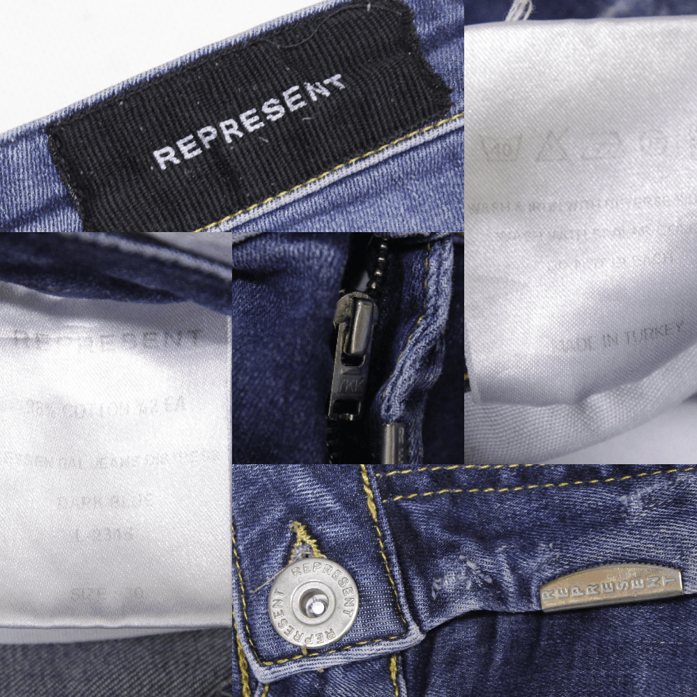 Represent Clo. Essential Distressed Jeans Size US 30 / EU 46 - 8 Thumbnail
