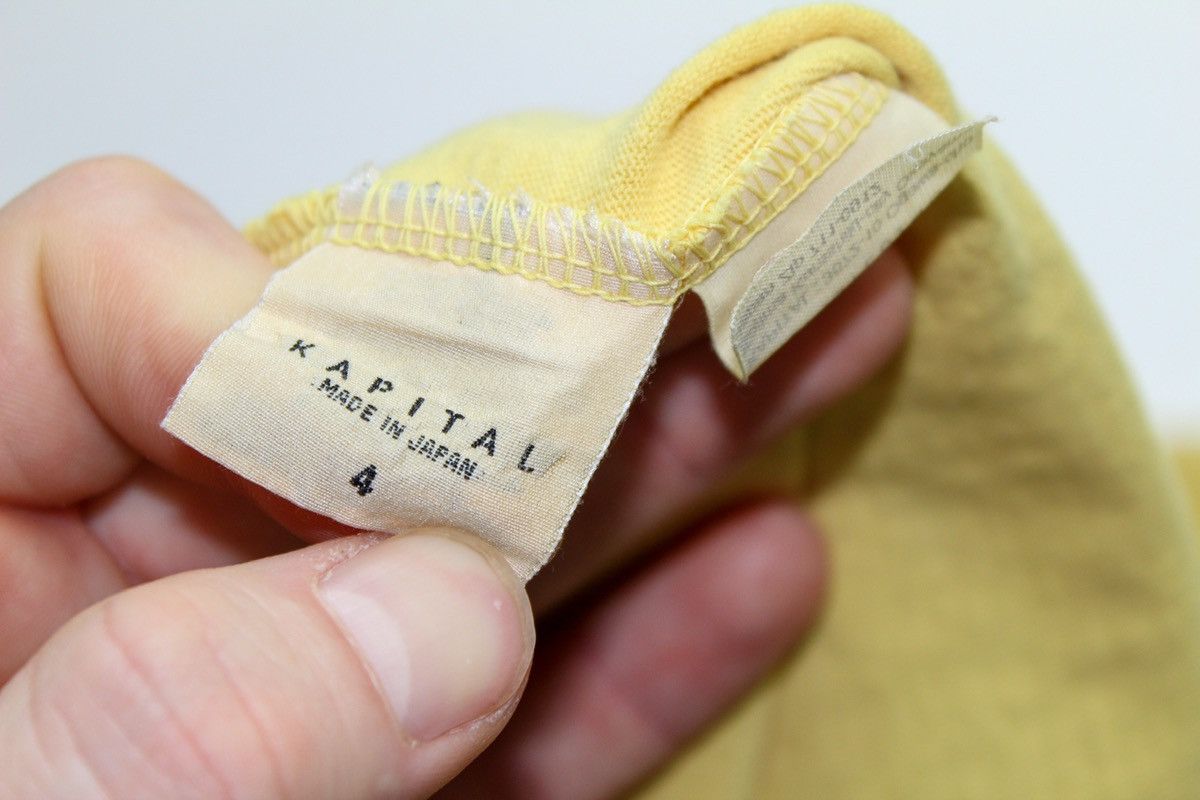 Kapital FINAL DROP Double Pocket L/S Tee Size US XL / EU 56 / 4 - 4 Thumbnail