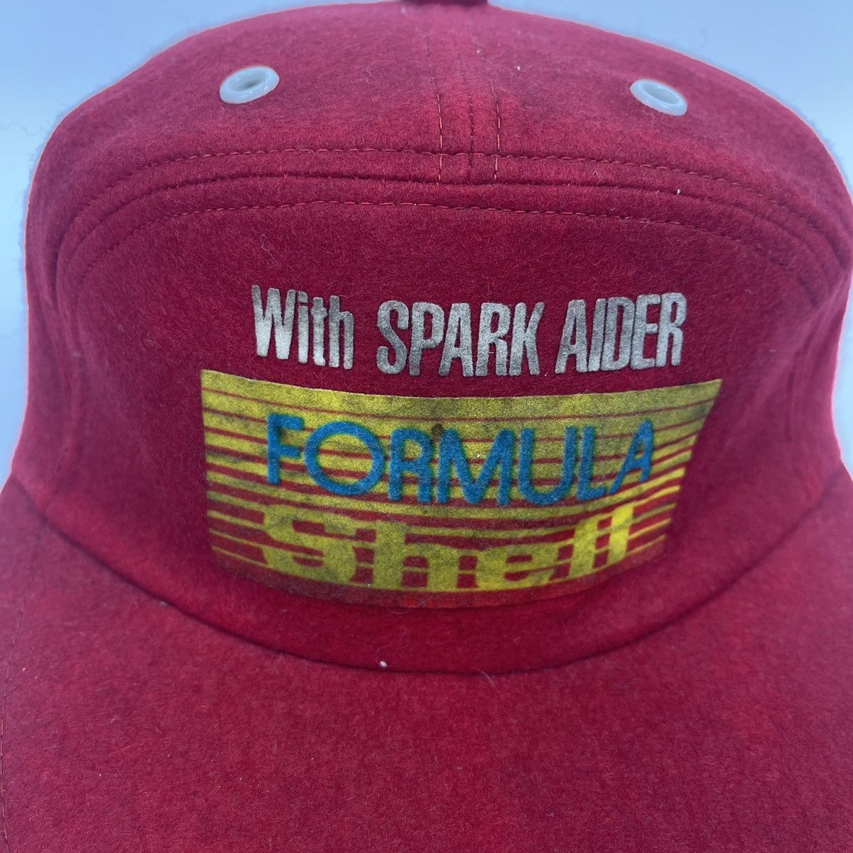 Vintage Vintage Formula1 shell hat Size ONE SIZE - 7 Thumbnail