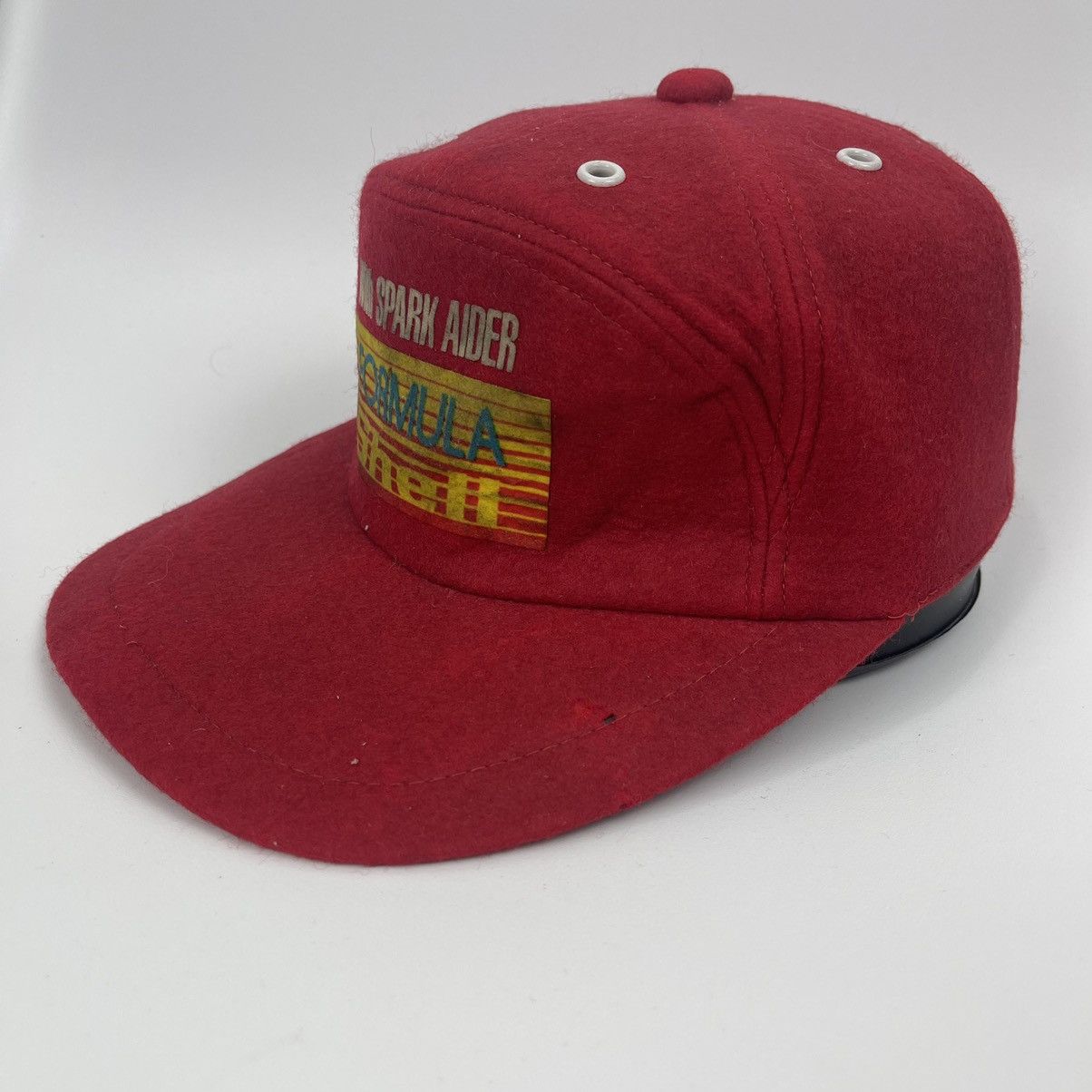 Vintage Vintage Formula1 shell hat Size ONE SIZE - 3 Thumbnail