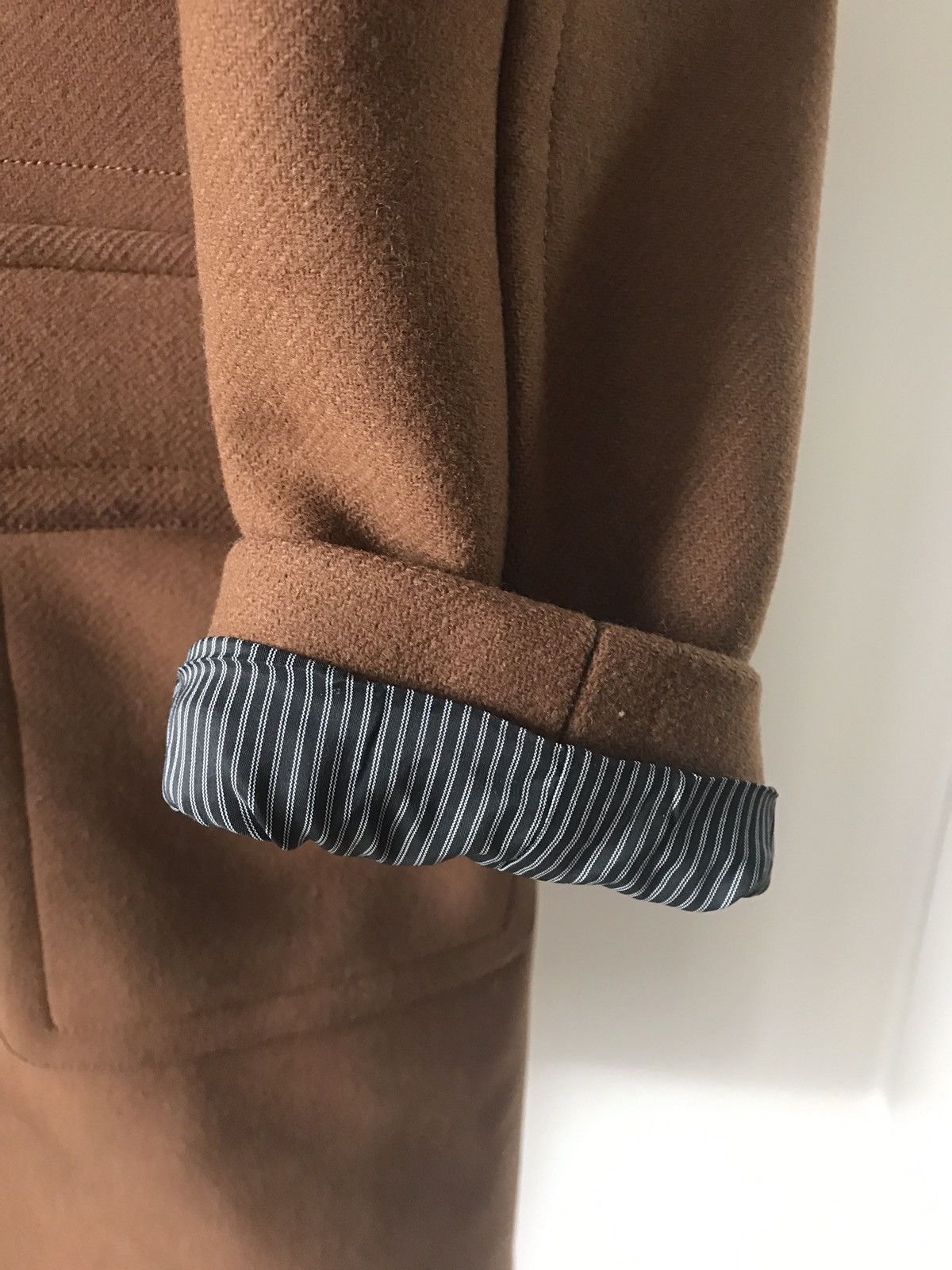 AMI Tobacco brown wool coat | AMI Alexandre Mattiussi Size US M / EU 48-50 / 2 - 9 Thumbnail