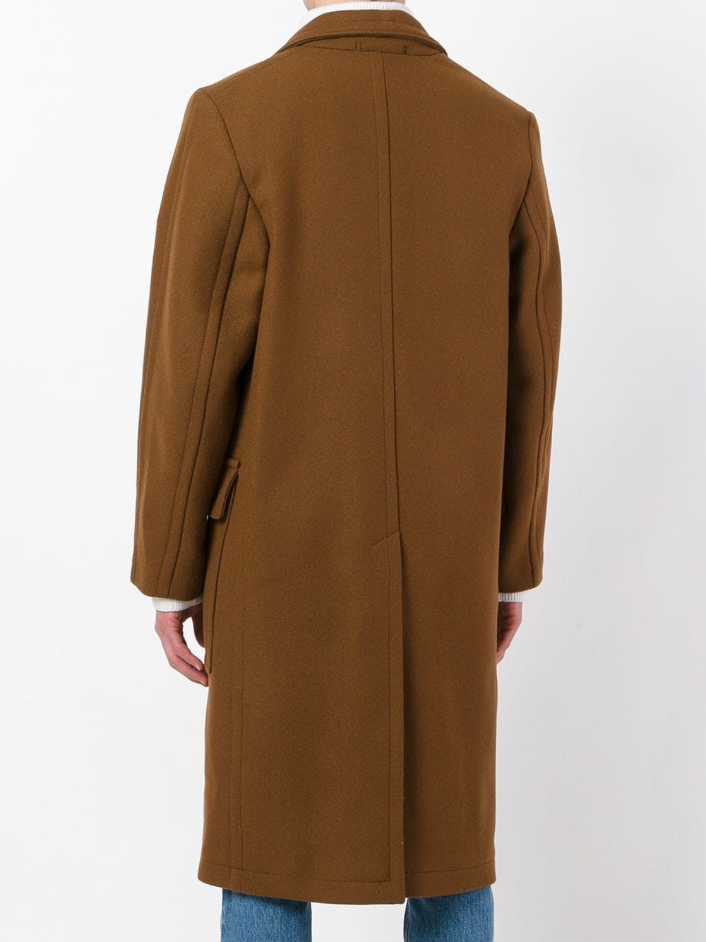 AMI Tobacco brown wool coat | AMI Alexandre Mattiussi Size US M / EU 48-50 / 2 - 3 Thumbnail
