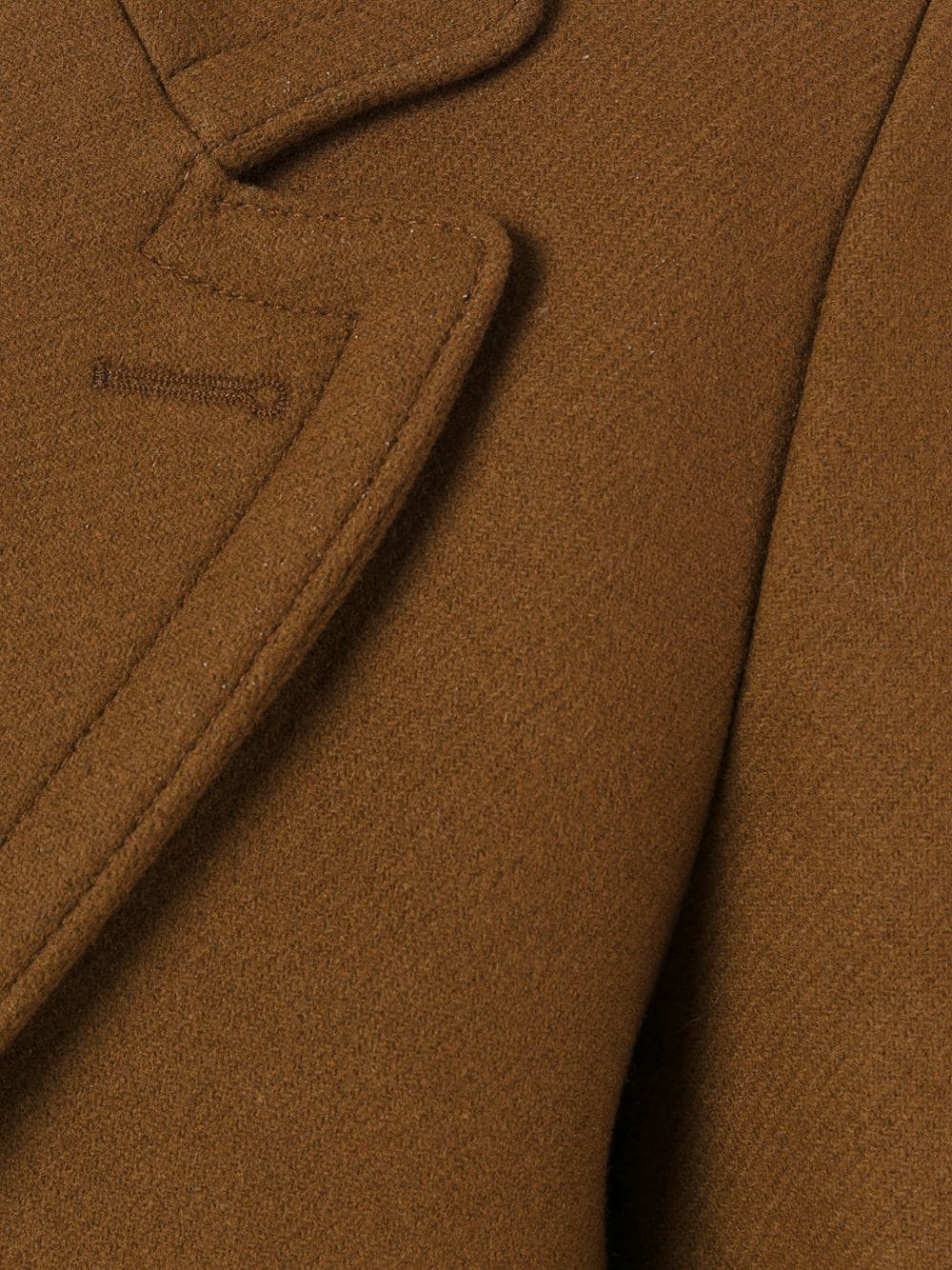 AMI Tobacco brown wool coat | AMI Alexandre Mattiussi Size US M / EU 48-50 / 2 - 4 Thumbnail