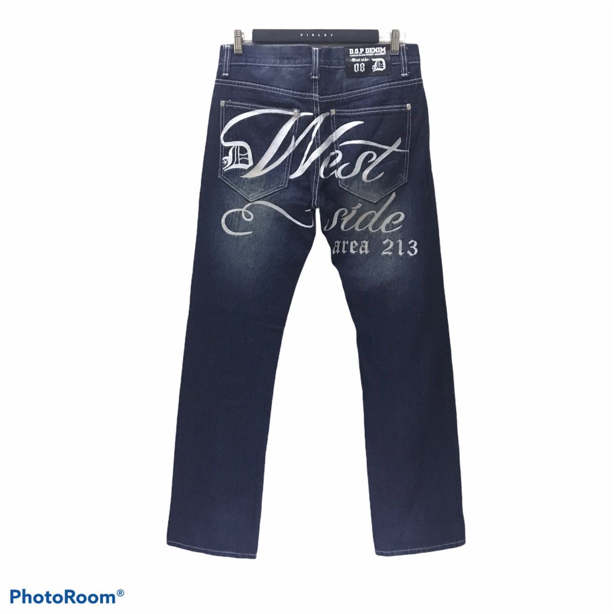 Japanese Brand LA WestSide DOP Denim Embroidery Tupac Legacy ‘Dawn of Proof Size US 30 / EU 46 - 2 Thumbnail