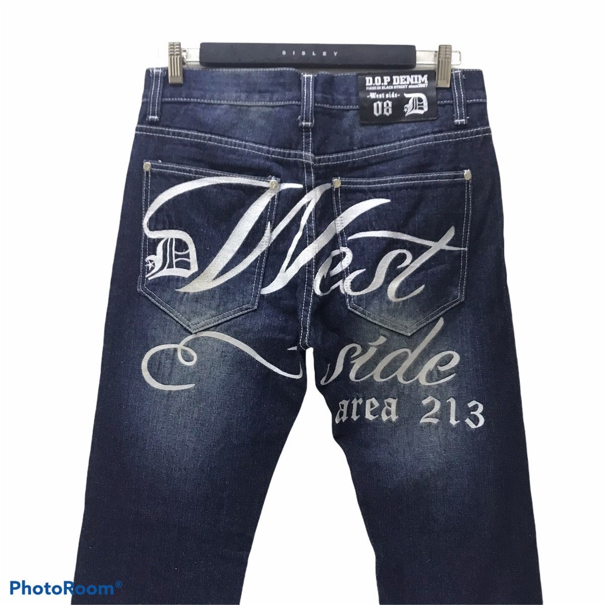 Japanese Brand LA WestSide DOP Denim Embroidery Tupac Legacy ‘Dawn of Proof Size US 30 / EU 46 - 1 Thumbnail