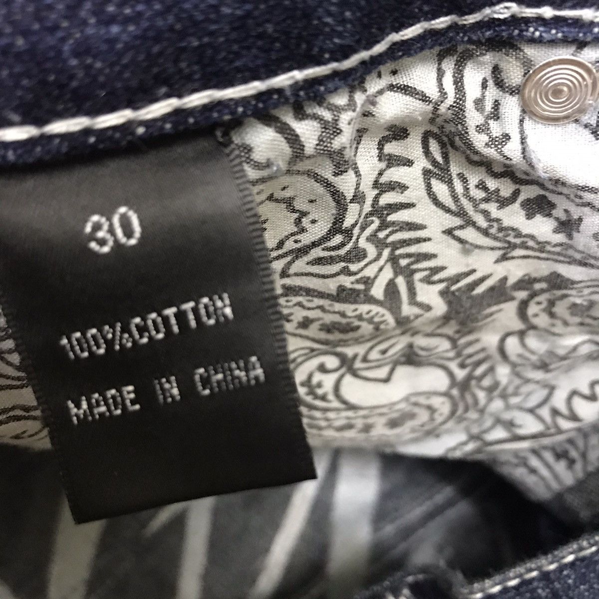 Japanese Brand LA WestSide DOP Denim Embroidery Tupac Legacy ‘Dawn of Proof Size US 30 / EU 46 - 19 Thumbnail