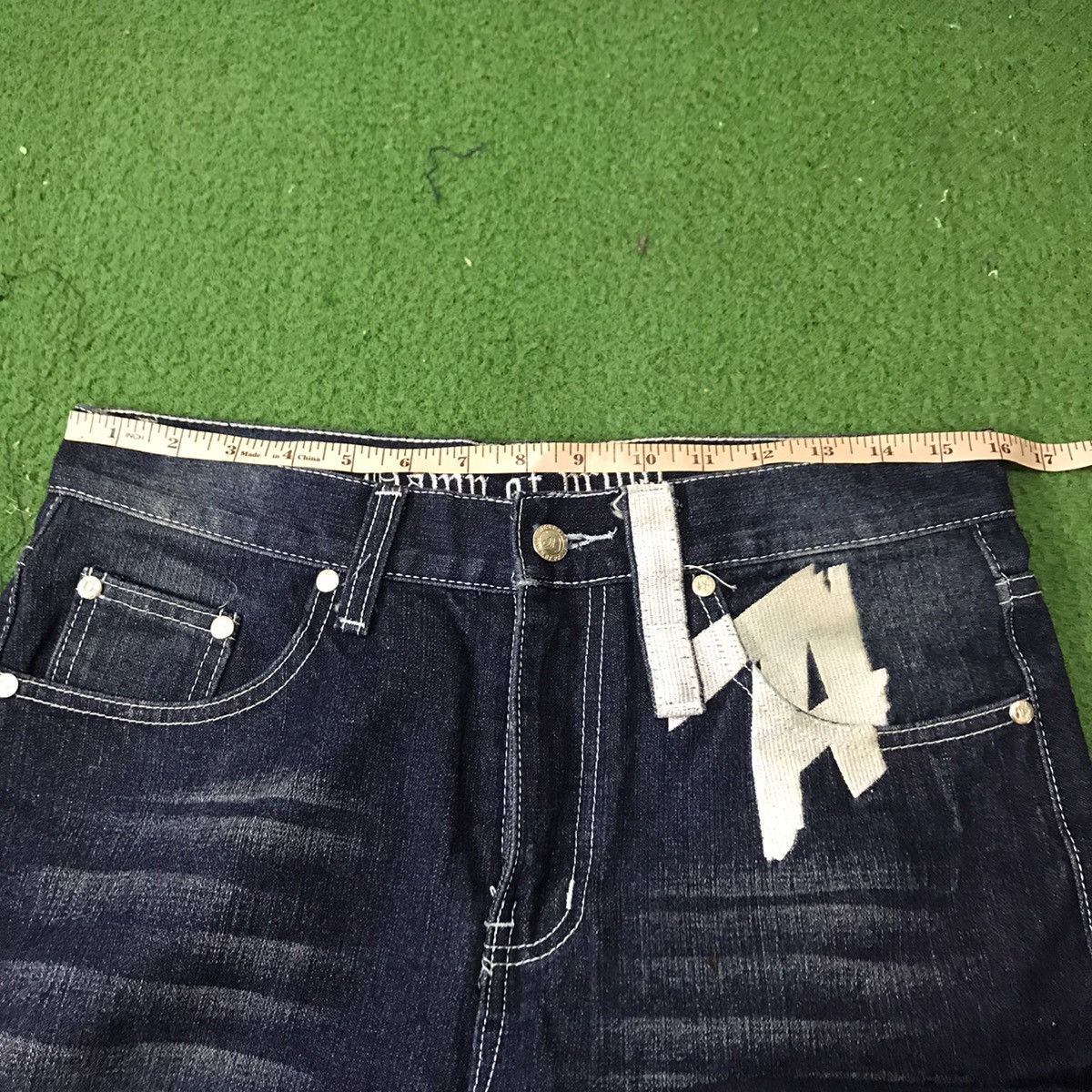Japanese Brand LA WestSide DOP Denim Embroidery Tupac Legacy ‘Dawn of Proof Size US 30 / EU 46 - 21 Thumbnail