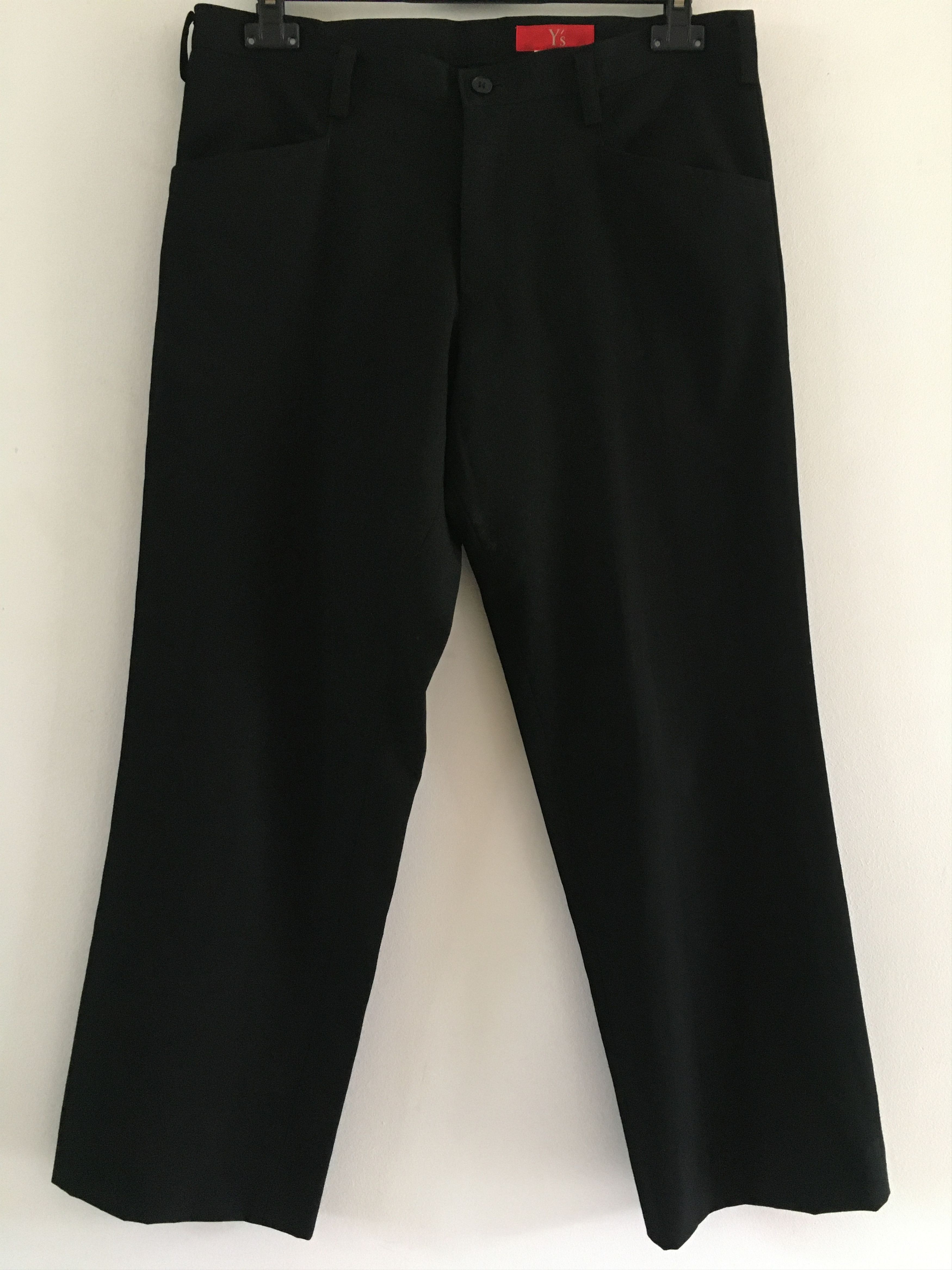 Yohji Yamamoto Yamamoto F/W Black Wool Pants Size US 30 / EU 46 - 2 Thumbnail