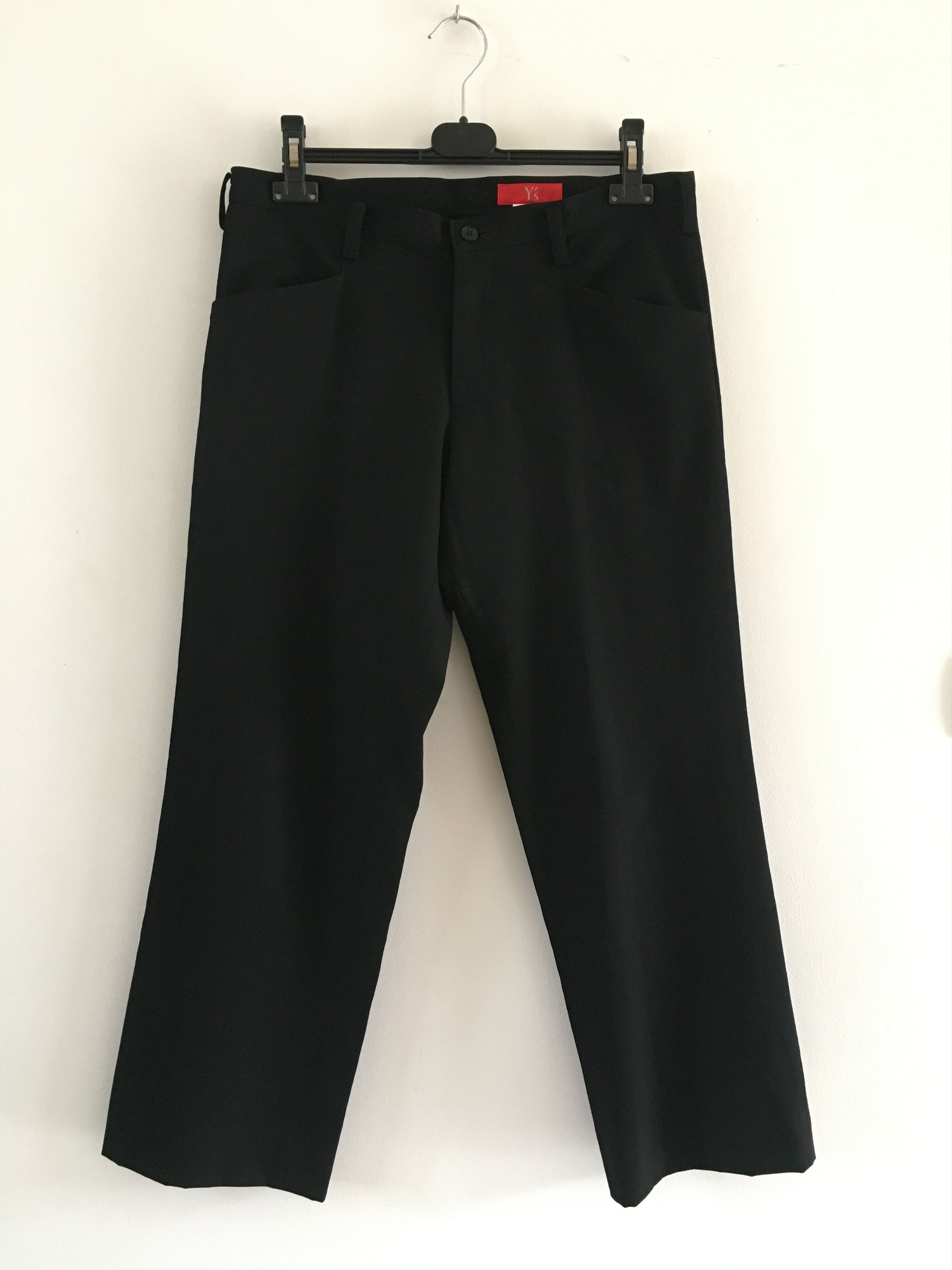 Yohji Yamamoto Yamamoto F/W Black Wool Pants | Grailed