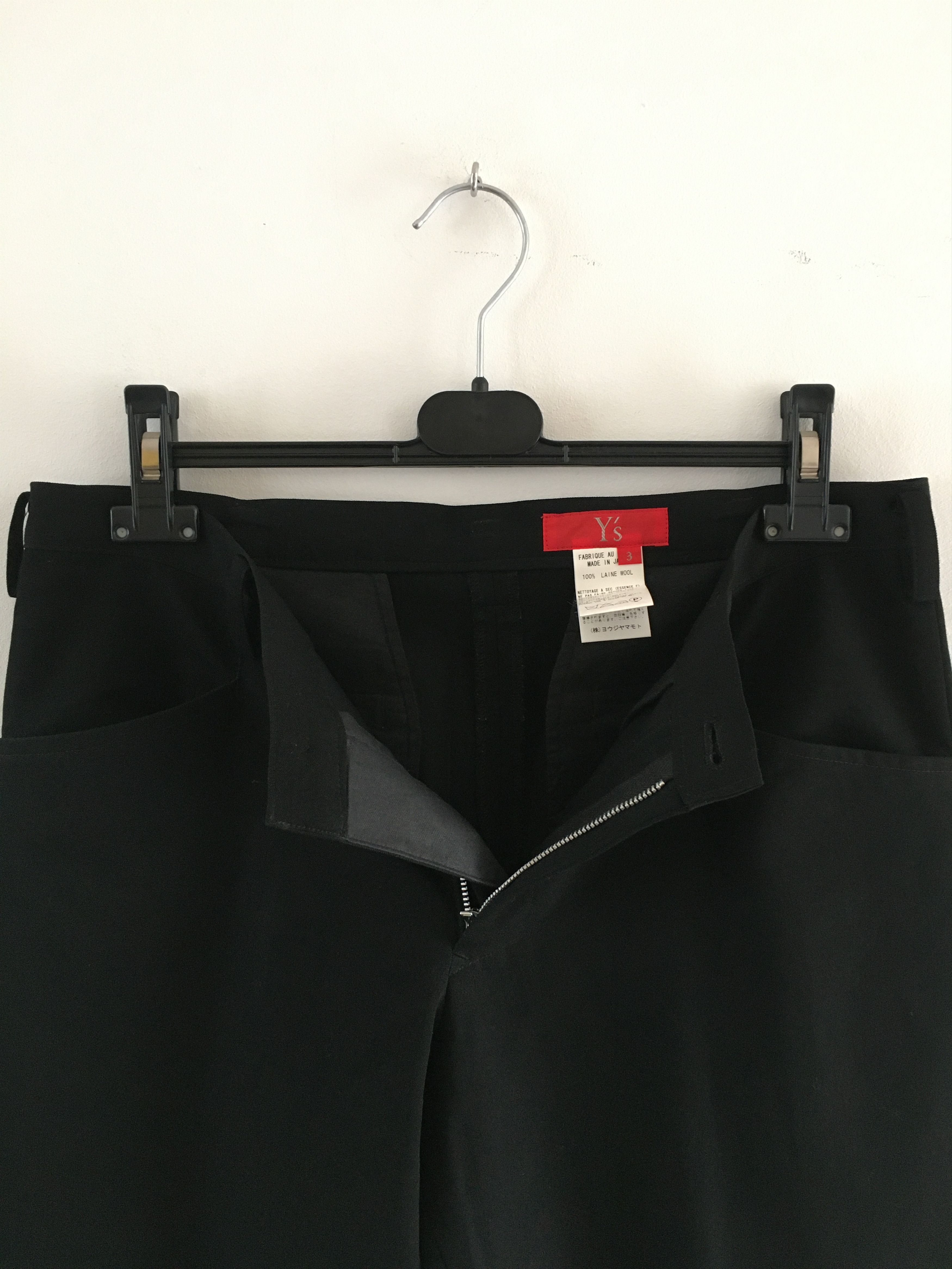 Yohji Yamamoto Yamamoto F/W Black Wool Pants Size US 30 / EU 46 - 6 Thumbnail