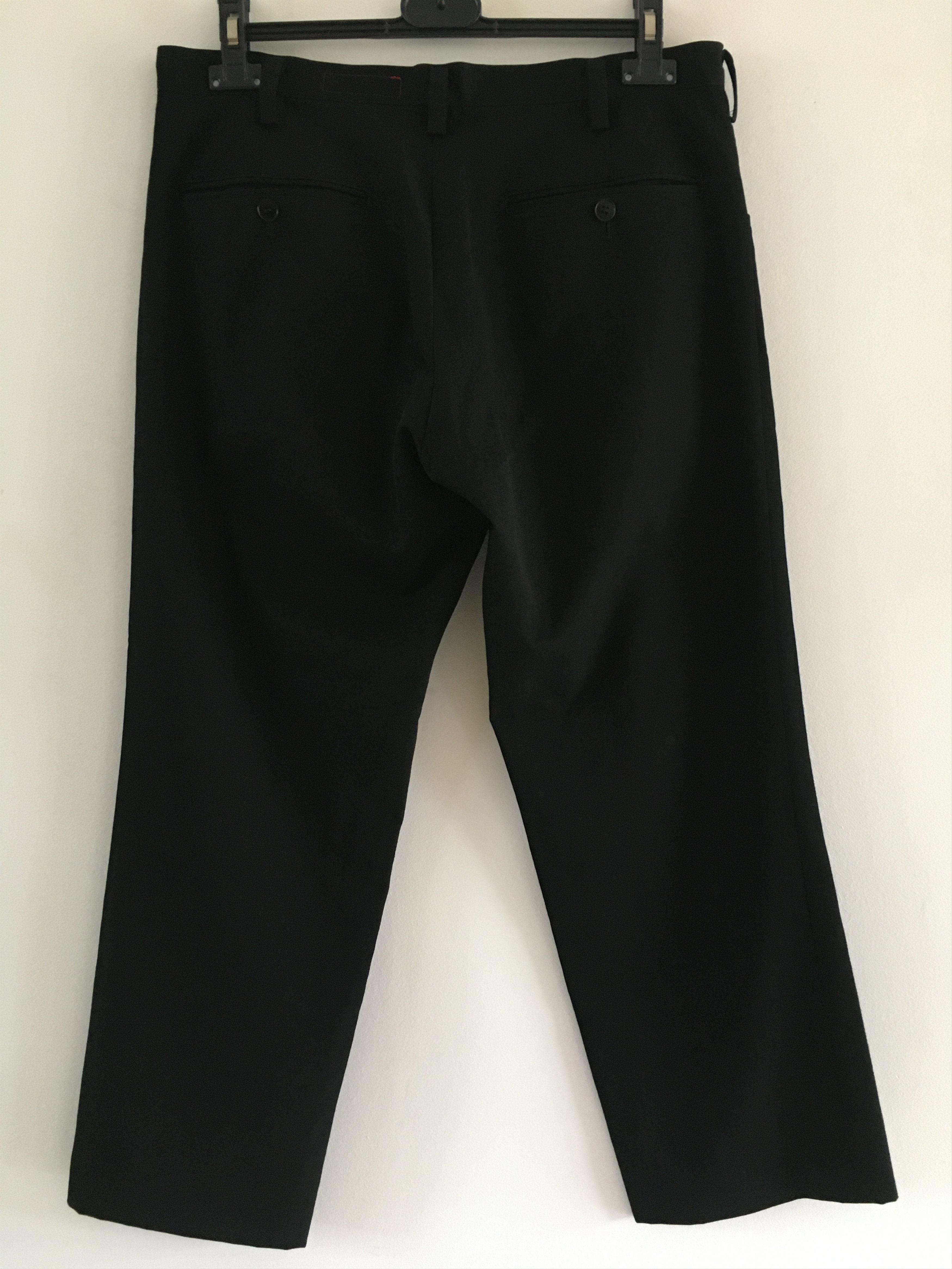 Yohji Yamamoto Yamamoto F/W Black Wool Pants Size US 30 / EU 46 - 10 Thumbnail
