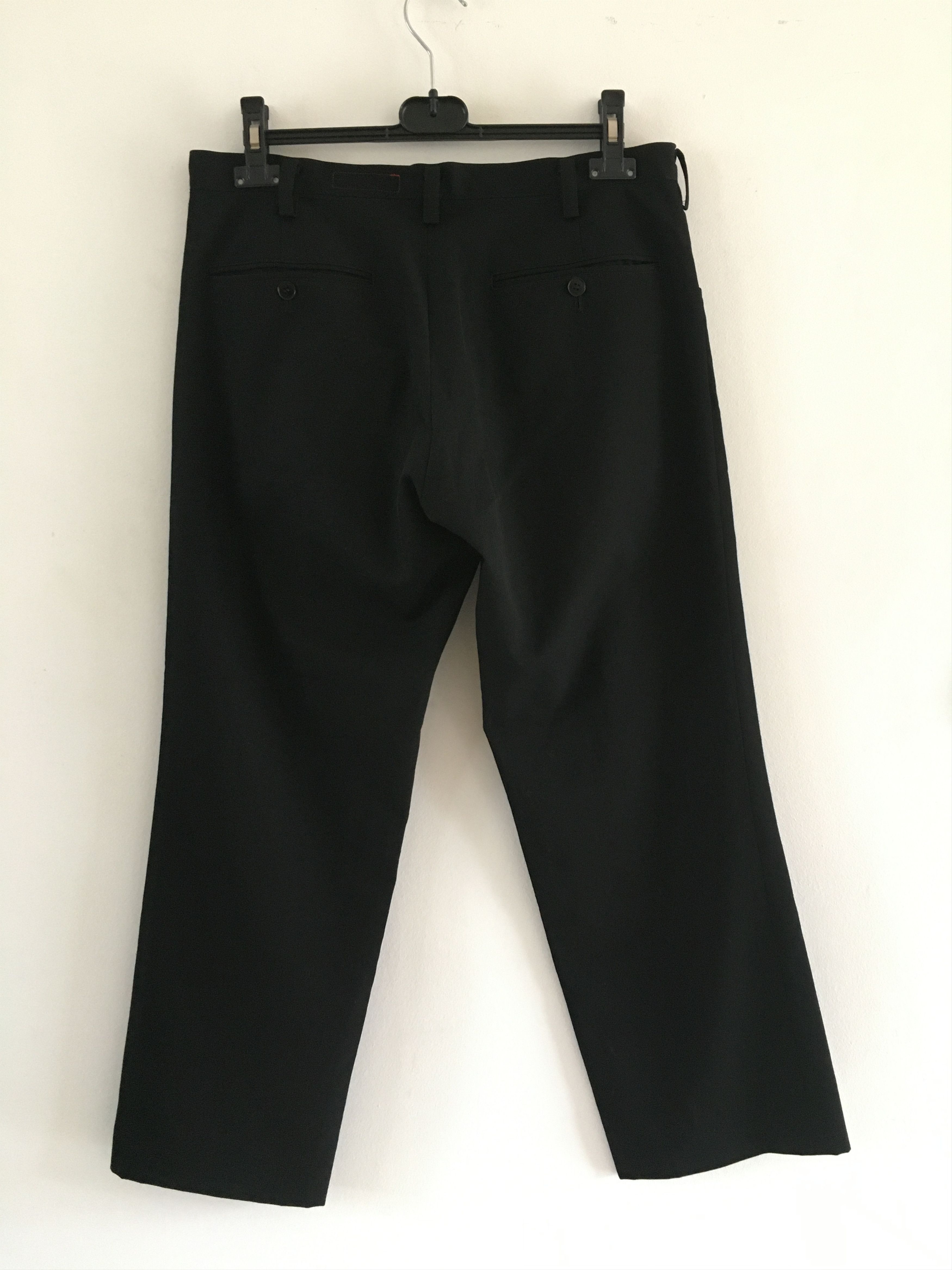 Yohji Yamamoto Yamamoto F/W Black Wool Pants Size US 30 / EU 46 - 9 Thumbnail