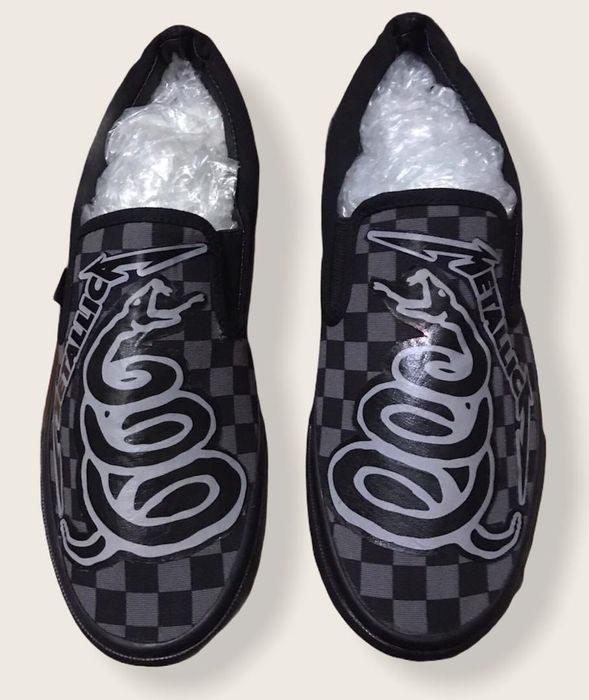 Vans x clearance metallica slip on