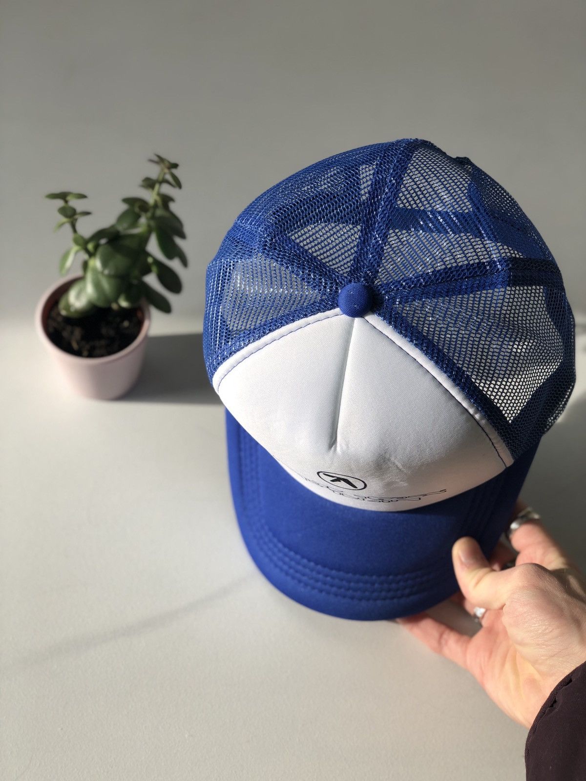 Vintage Aphex Twin Graphic Mesh Trucker Hat Size ONE SIZE - 3 Thumbnail