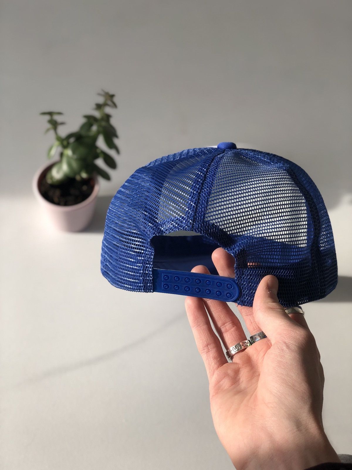 Vintage Aphex Twin Graphic Mesh Trucker Hat Size ONE SIZE - 4 Thumbnail