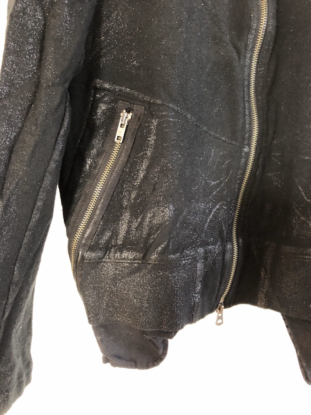 Le Grande Bleu (L.G.B.) L.G.B. sweat cardigan zip bomber biker jacket - not leather Size US XL / EU 56 / 4 - 8 Thumbnail