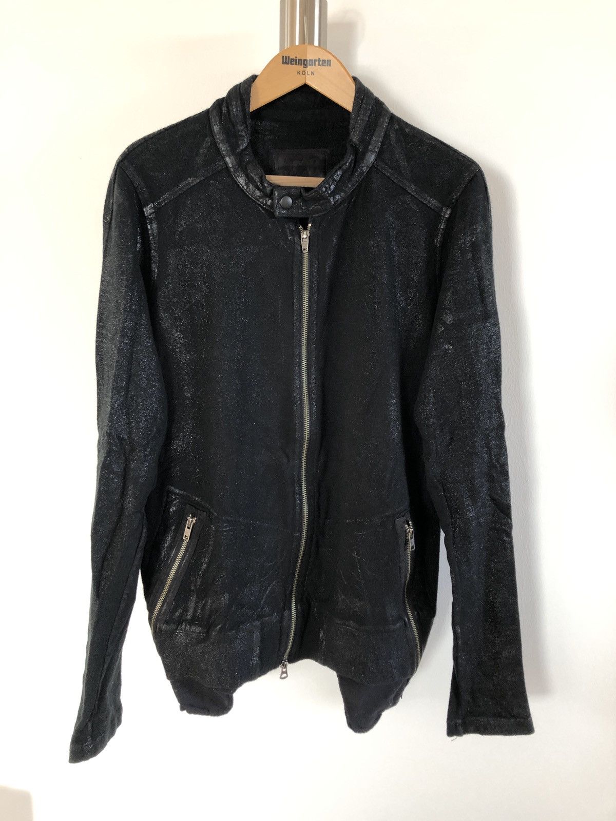 Le Grande Bleu (L.G.B.) L.G.B. sweat cardigan zip bomber biker jacket - not leather Size US XL / EU 56 / 4 - 6 Thumbnail