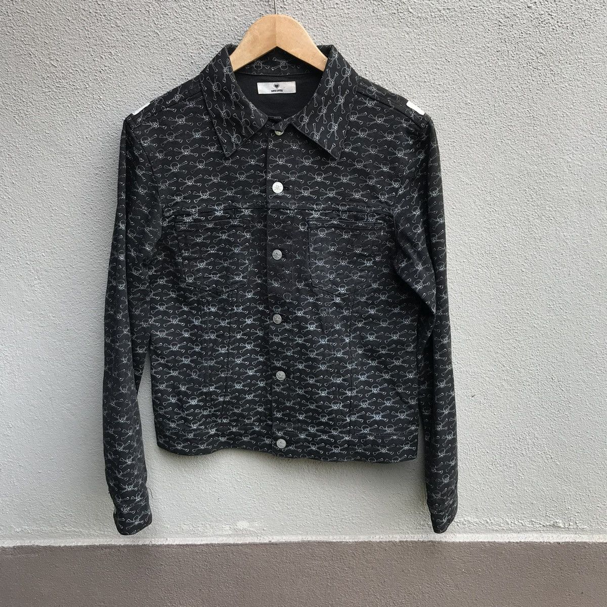 Japanese Brand SUPERLOVERS jacket skull all over print lovers rock japan Size US S / EU 44-46 / 1 - 1 Thumbnail
