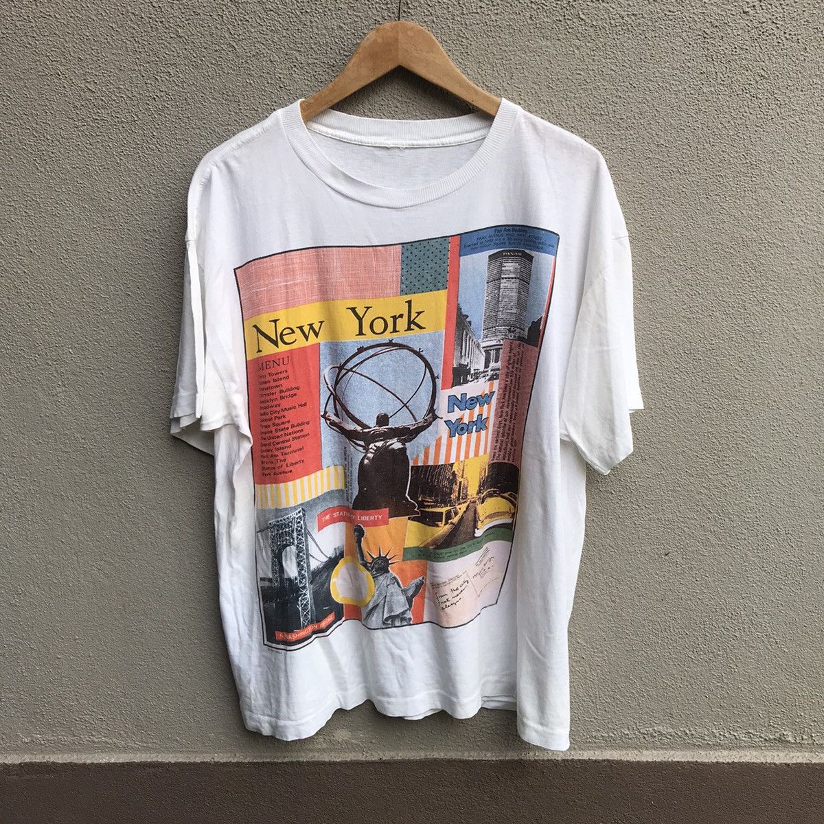 Other Vintage 90s NEW YORK city pop culture art tee Size US XL / EU 56 / 4 - 1 Thumbnail