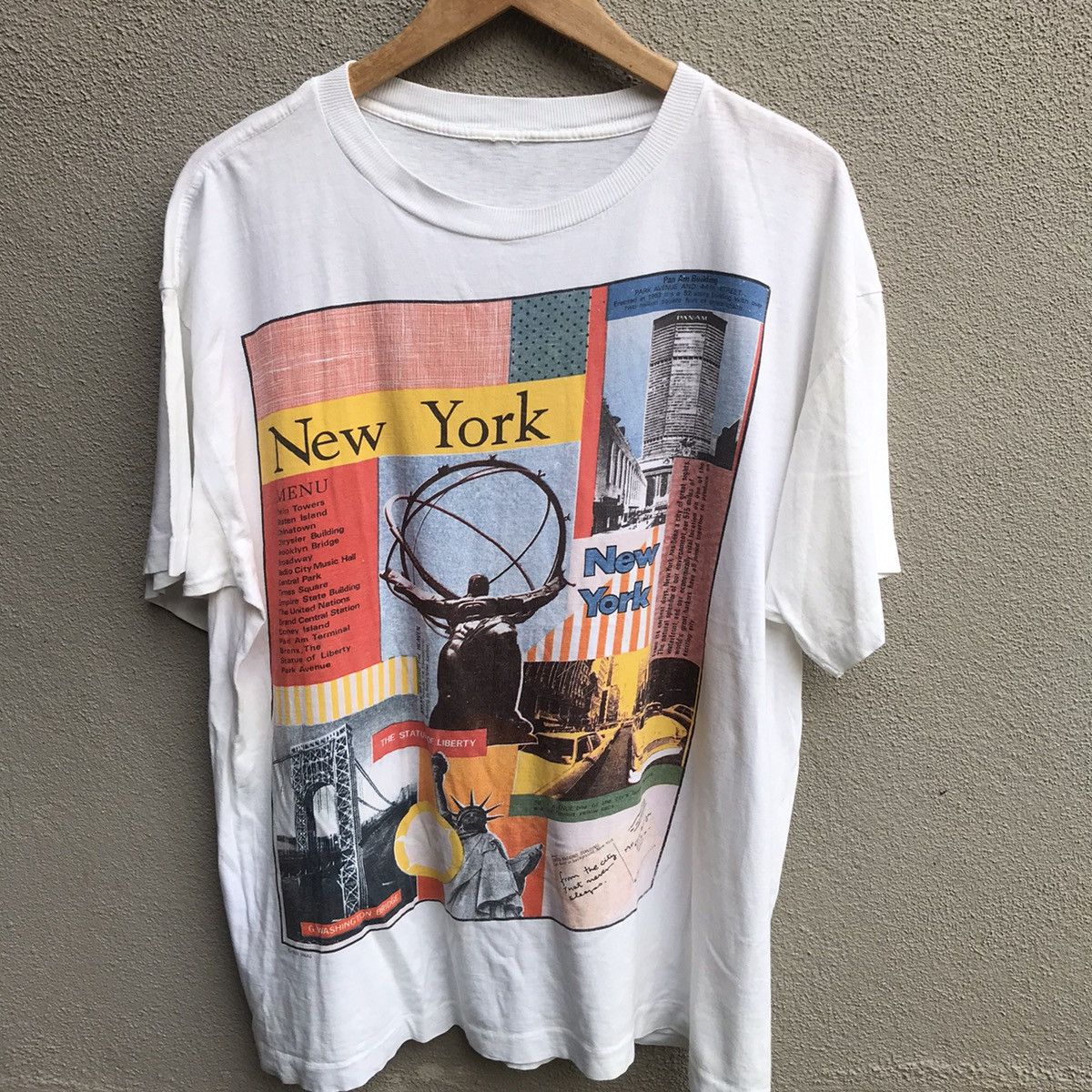 Other Vintage 90s NEW YORK city pop culture art tee Size US XL / EU 56 / 4 - 2 Thumbnail