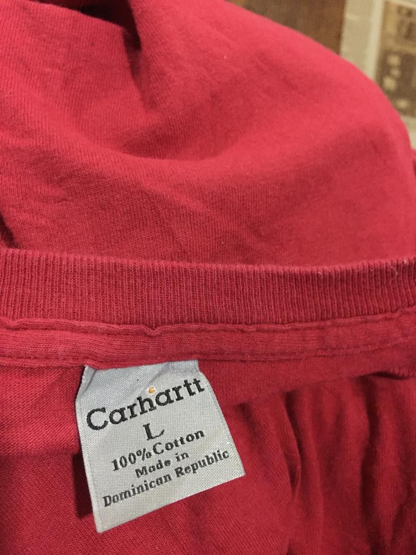 Carhartt × Vintage Vintage Carhatt Long Sleeve Single Pocket Size US L / EU 52-54 / 3 - 3 Thumbnail