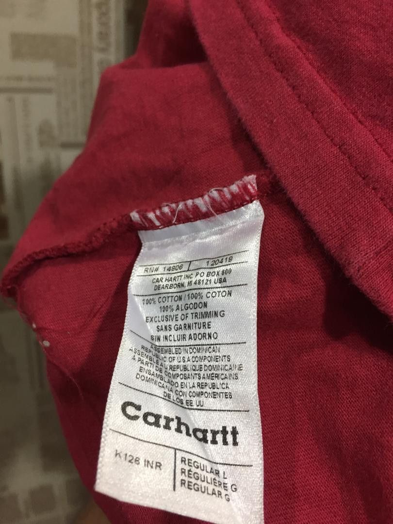 Carhartt × Vintage Vintage Carhatt Long Sleeve Single Pocket Size US L / EU 52-54 / 3 - 4 Thumbnail