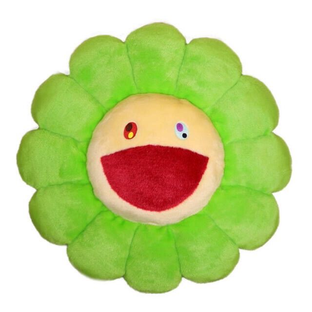 Takashi Murakami Takashi Murakami 30cm Green Flower Cushion | Grailed